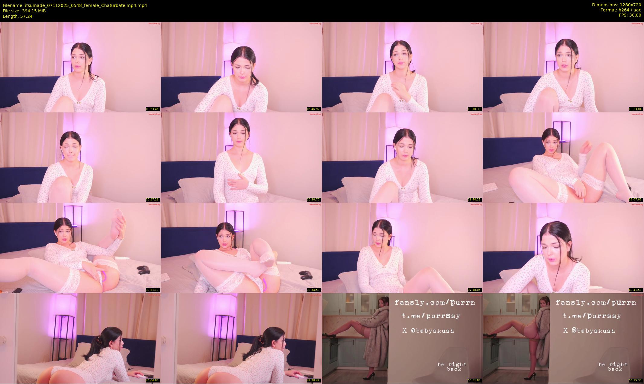 itsumade — 58 minute Chaturbate female cam show recording, 720p, Nov 7, 2025