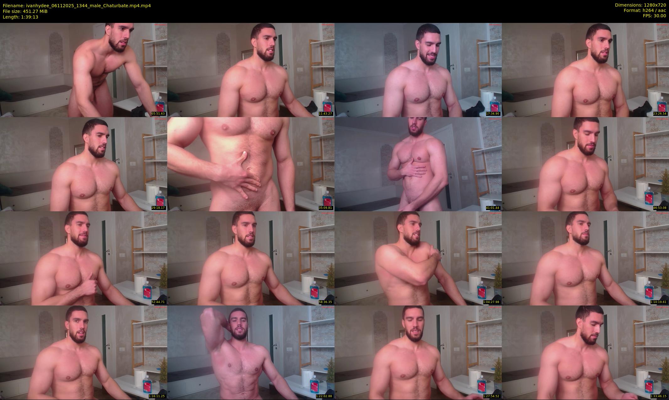 ivanhydee — 100 minute Chaturbate male cam show recording, 720p, Nov 6, 2025