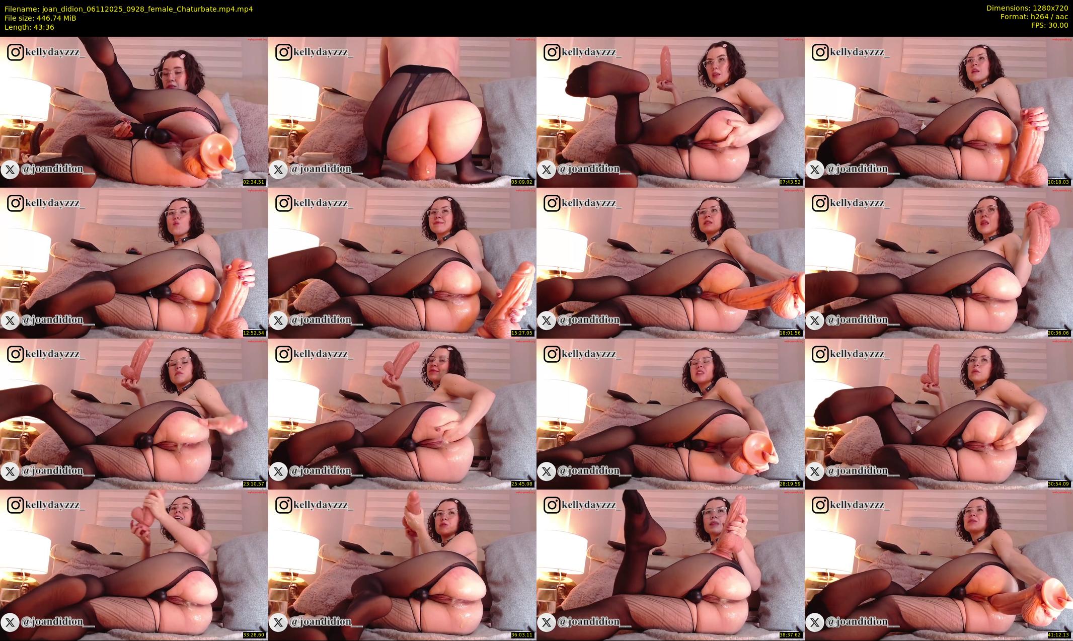 joan_didion — 44 minute Chaturbate female cam show recording, 720p, Nov 6, 2025