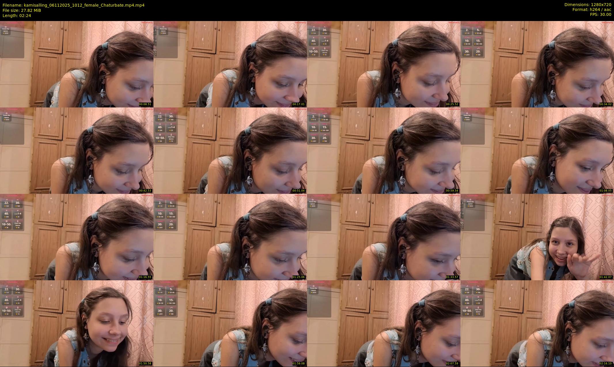 kamisalling — 3 minute Chaturbate female cam show recording, 720p, Nov 6, 2025