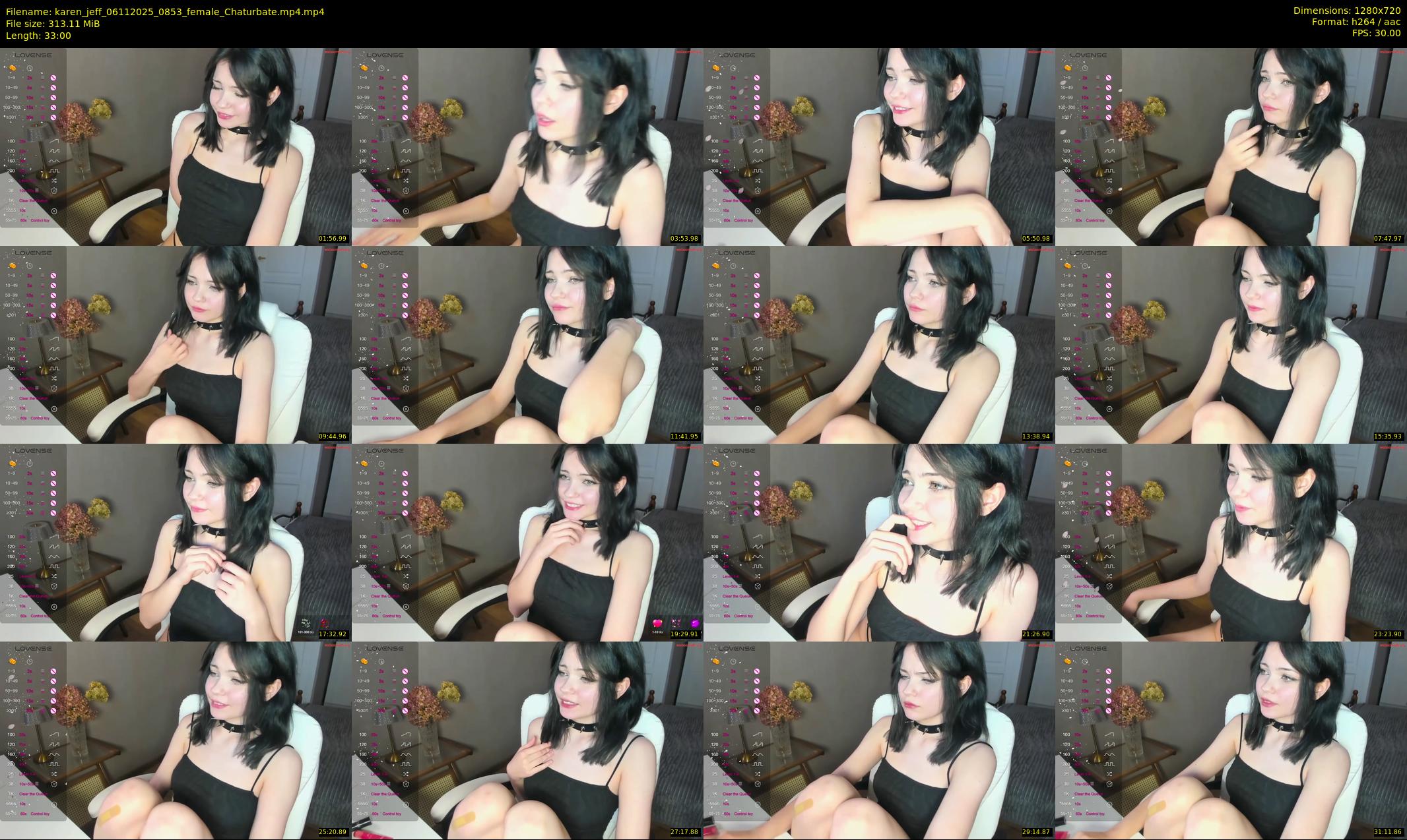karen_jeff — 33 minute Chaturbate female cam show recording, 720p, Nov 6, 2025