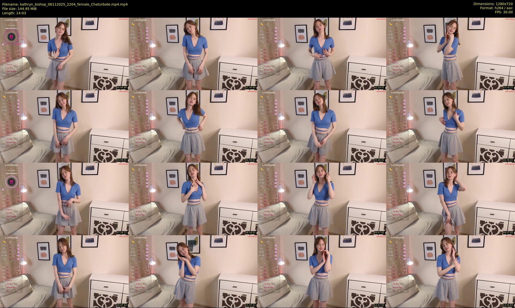 kathryn_bishop — 15 minute Chaturbate female cam show recording, 720p, Nov 6, 2025