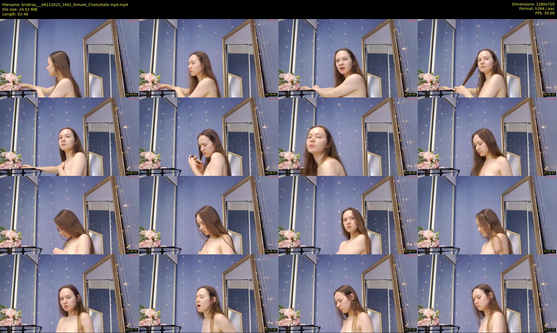 kriskras__ — 3 minute Chaturbate female cam show recording, 720p, Nov 6, 2025