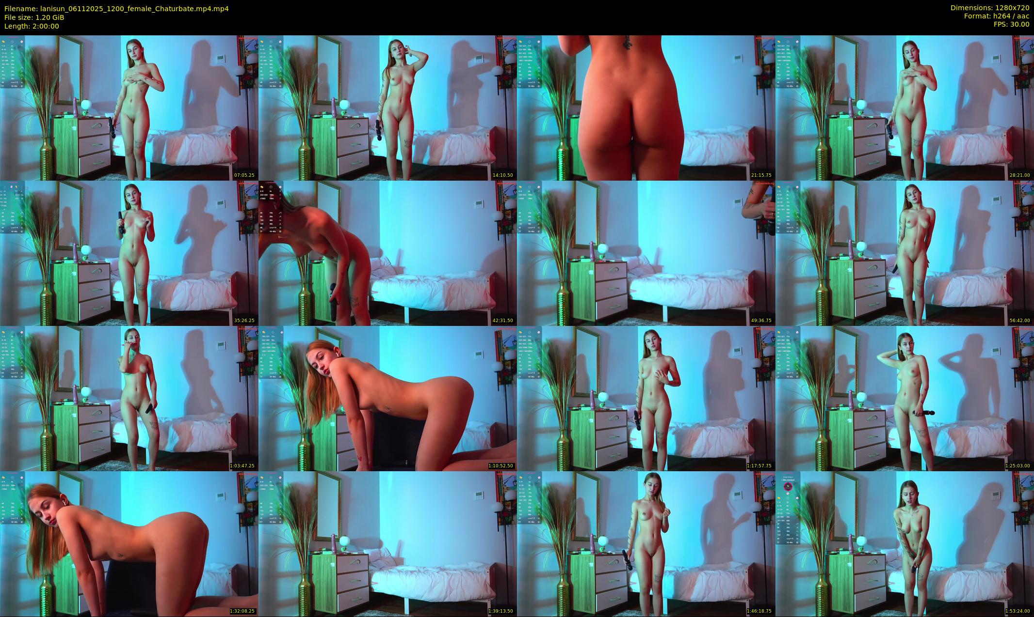 lanisun — 120 minute Chaturbate female cam show recording, 720p, Nov 6, 2025