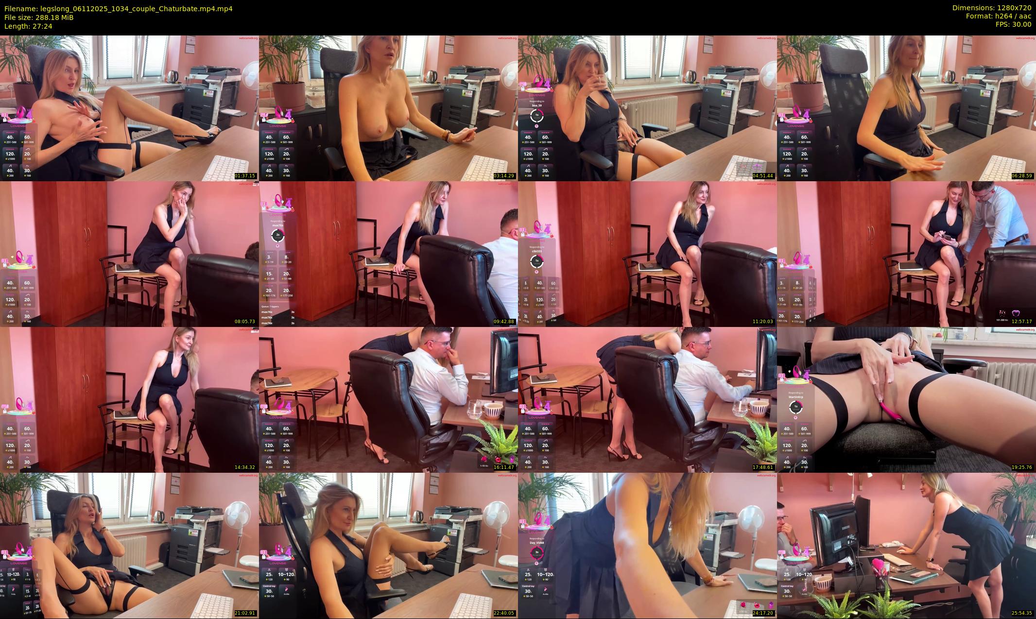 legslong — 28 minute Chaturbate couple cam show recording, 720p, Nov 6, 2025