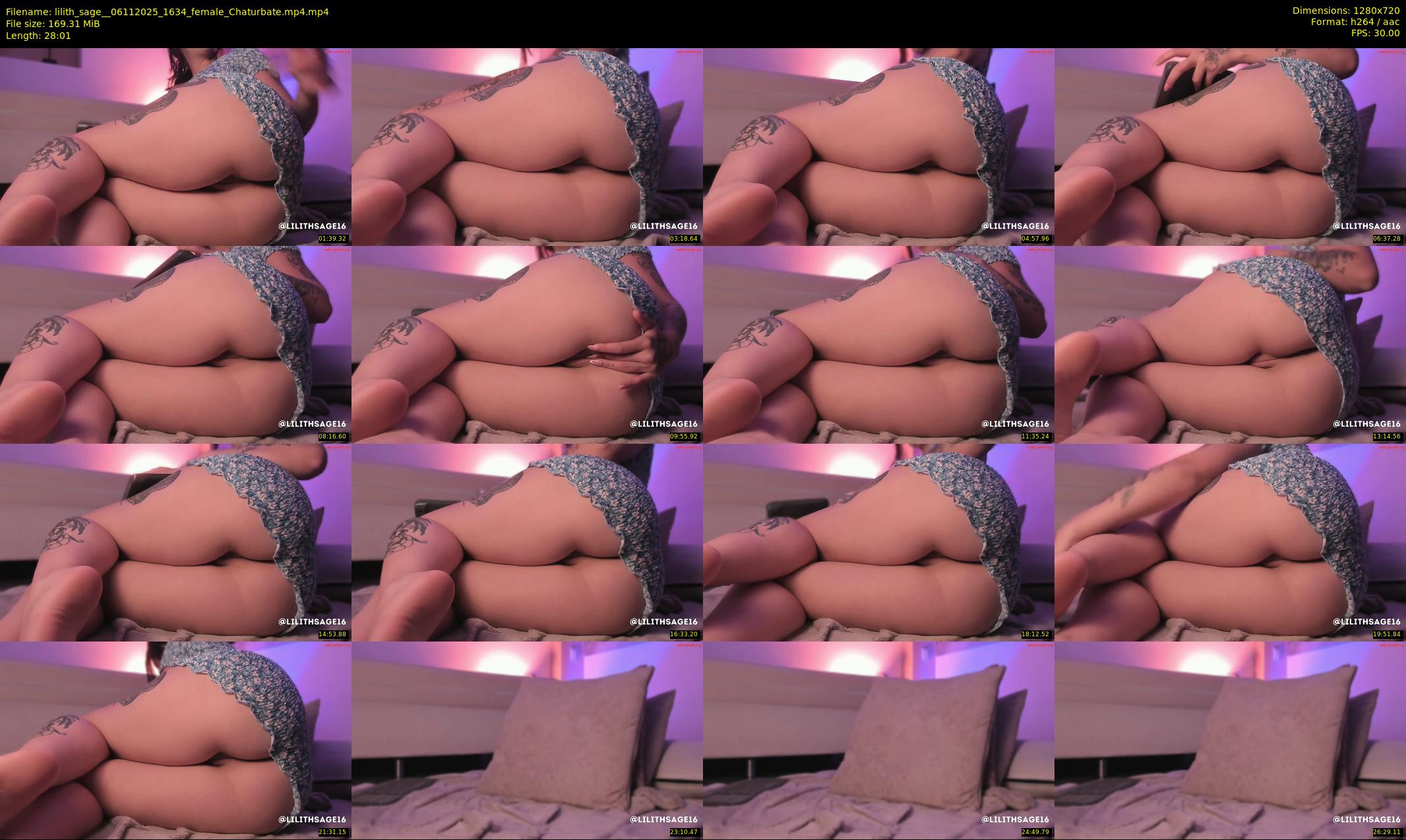 lilith_sage_ — 29 minute Chaturbate female cam show recording, 720p, Nov 6, 2025