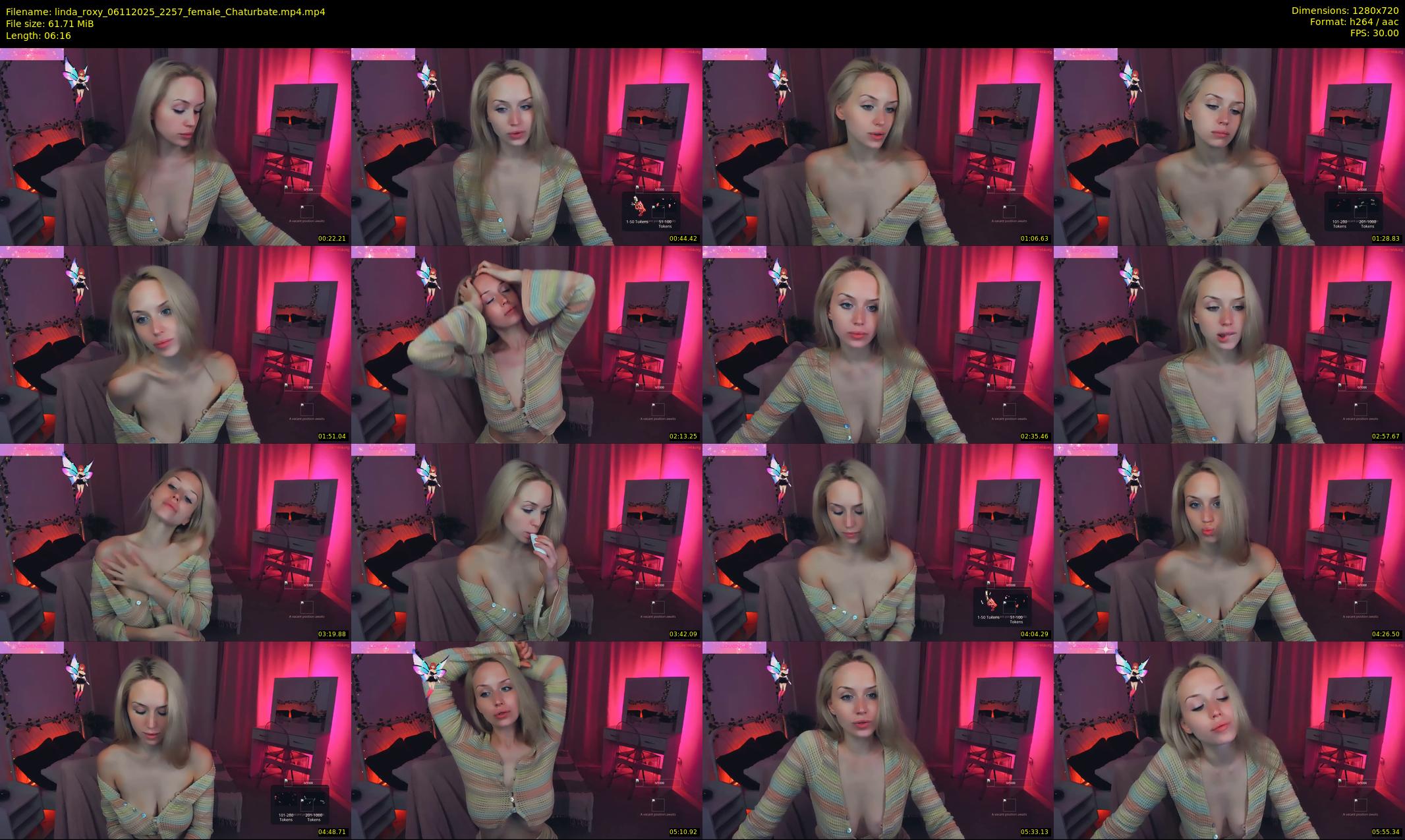 linda_roxy — 7 minute Chaturbate female cam show recording, 720p, Nov 6, 2025