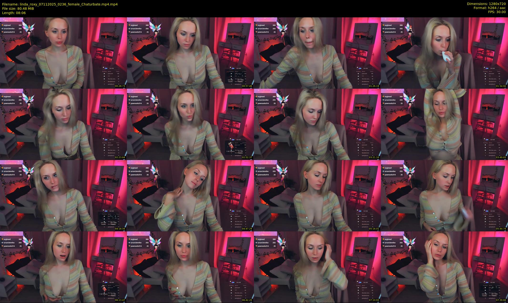 linda_roxy — 9 minute Chaturbate female cam show recording, 720p, Nov 7, 2025