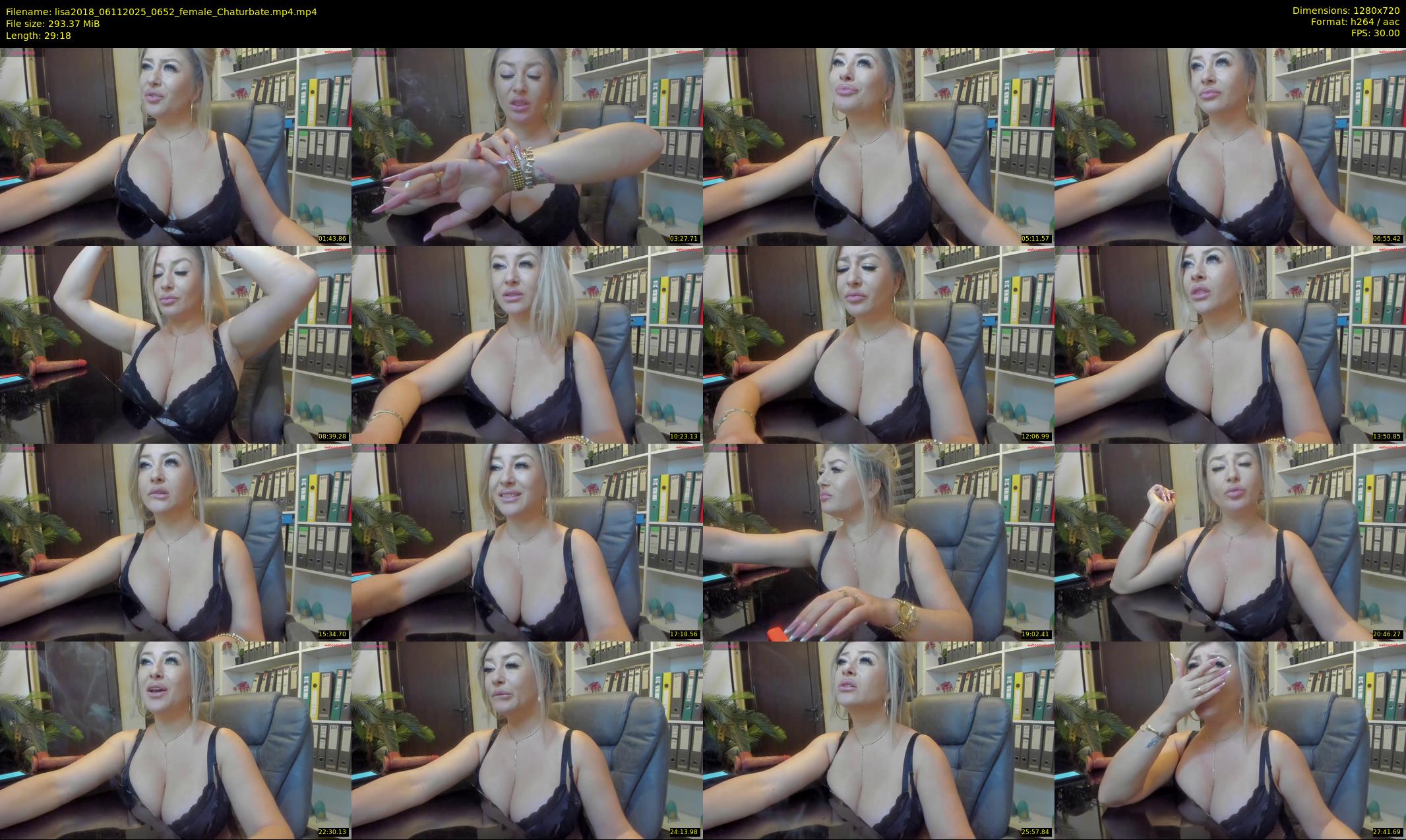 lisa2018 — 30 minute Chaturbate female cam show recording, 720p, Nov 6, 2025