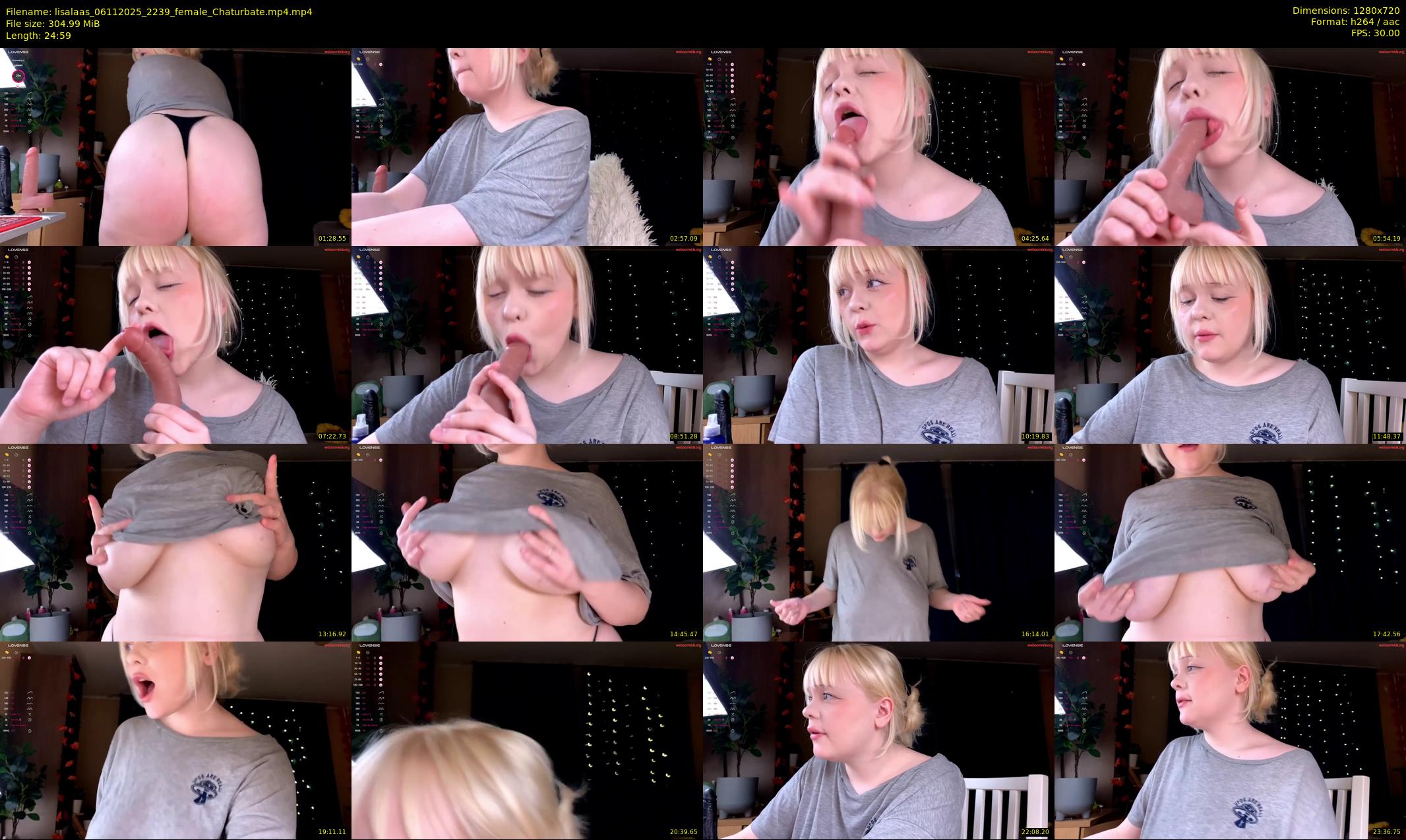 lisalaas — 25 minute Chaturbate female cam show recording, 720p, Nov 6, 2025