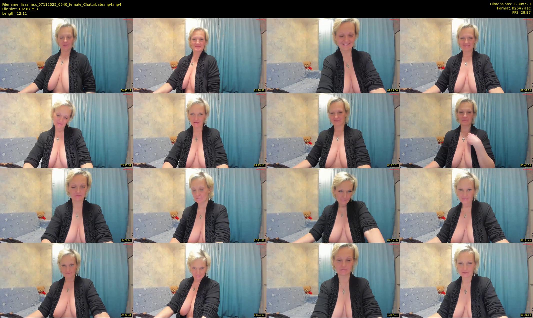 lisasimsx — 13 minute Chaturbate female cam show recording, 720p, Nov 7, 2025