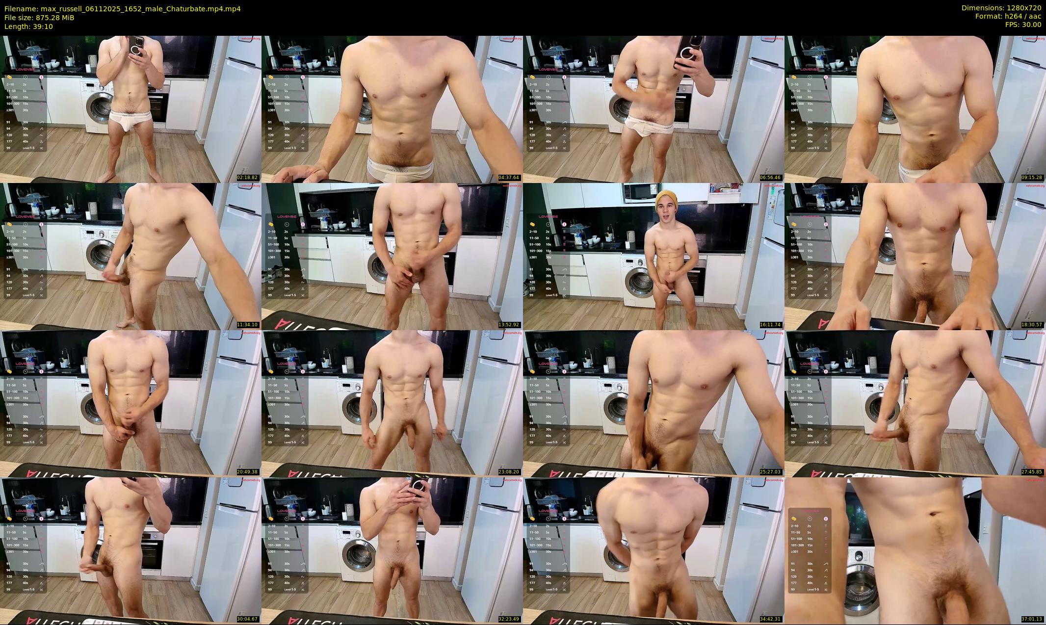 max_russell — 40 minute Chaturbate male cam show recording, 720p, Nov 6, 2025