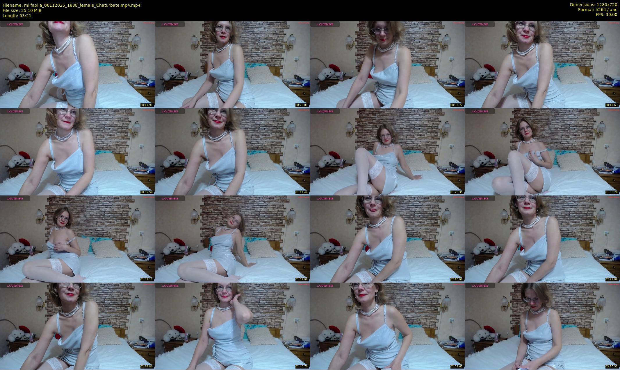 milfaolla — 4 minute Chaturbate female cam show recording, 720p, Nov 6, 2025