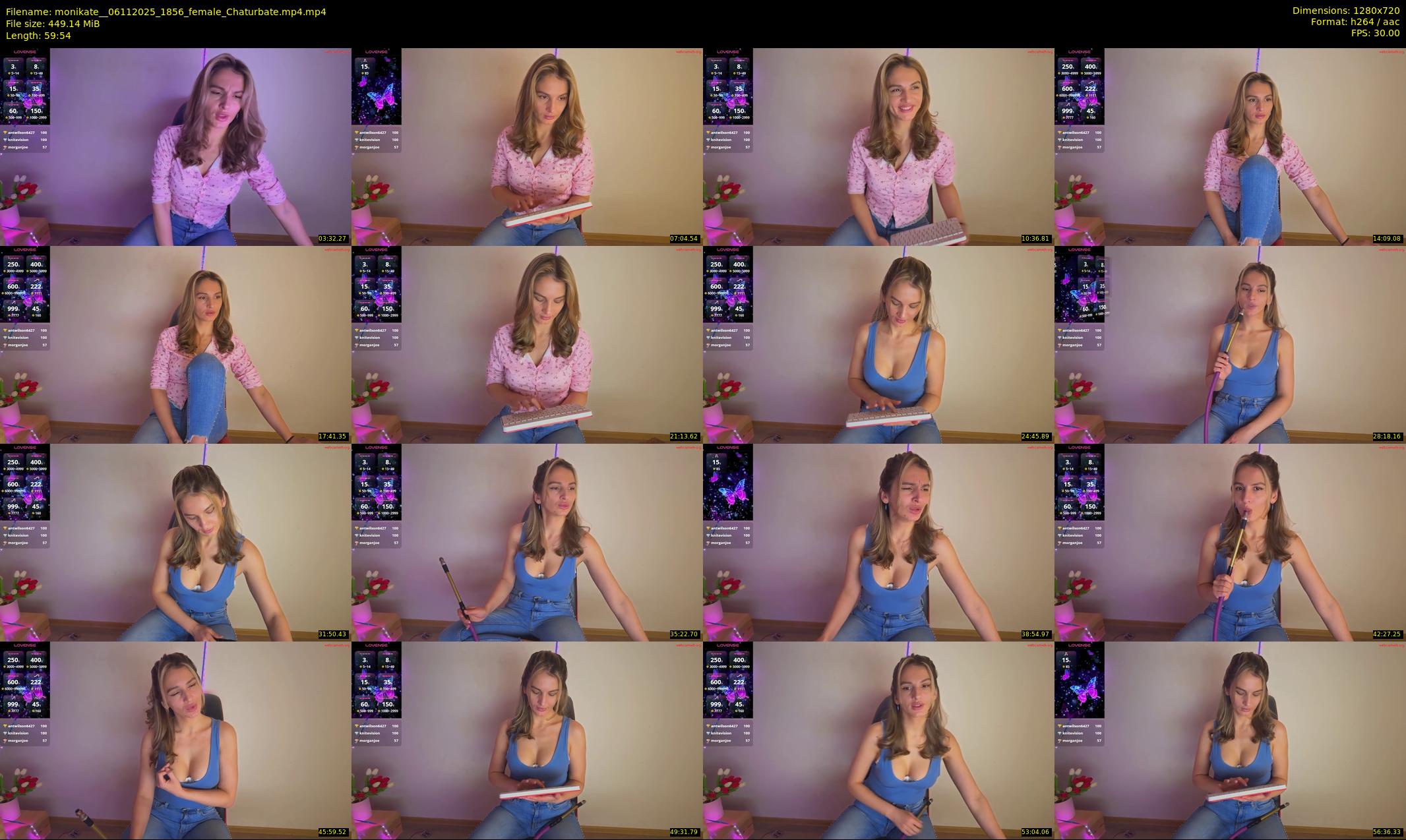 monikate_ — 60 minute Chaturbate couple cam show recording, 720p, Nov 6, 2025