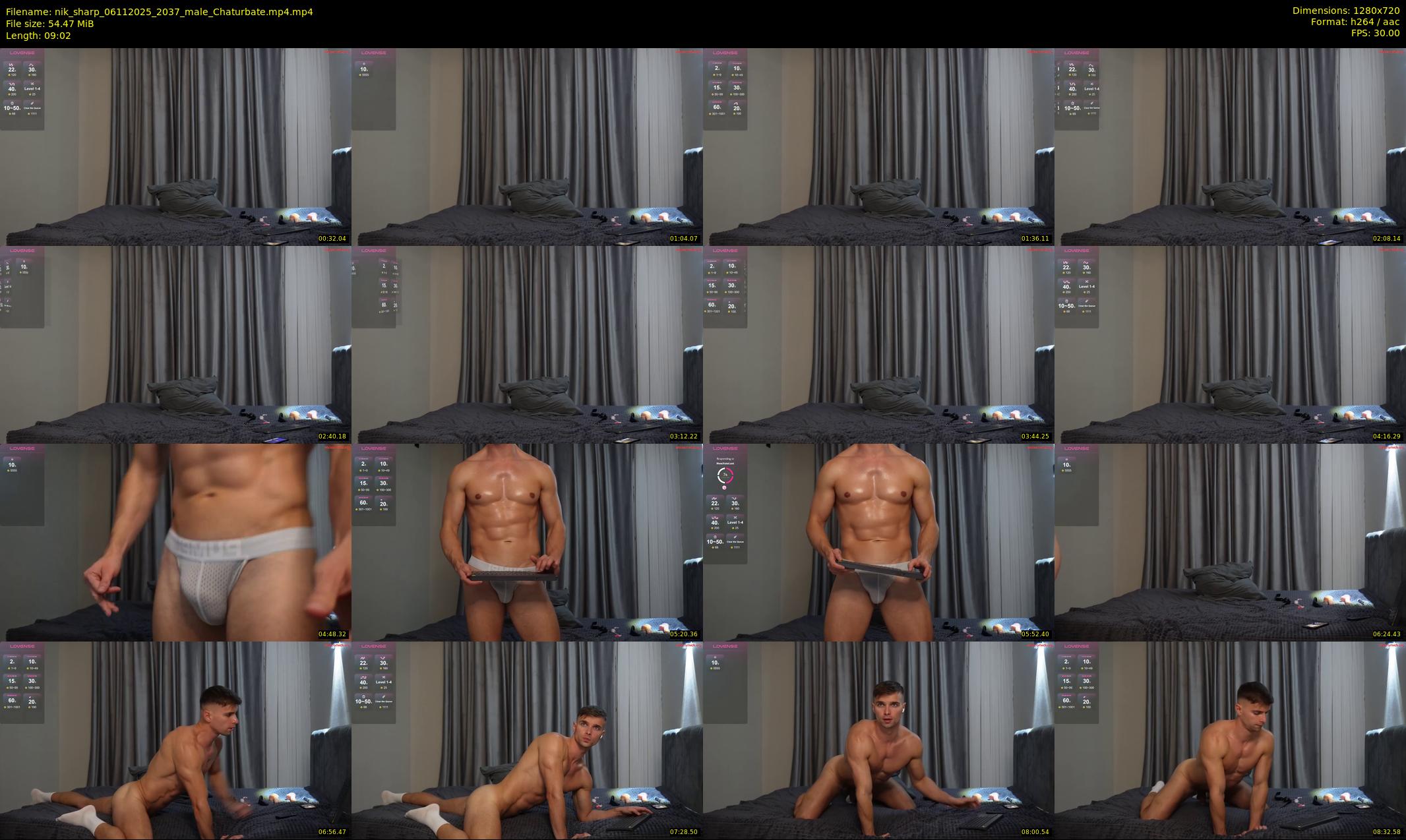 nik_sharp — 10 minute Chaturbate male cam show recording, 720p, Nov 6, 2025