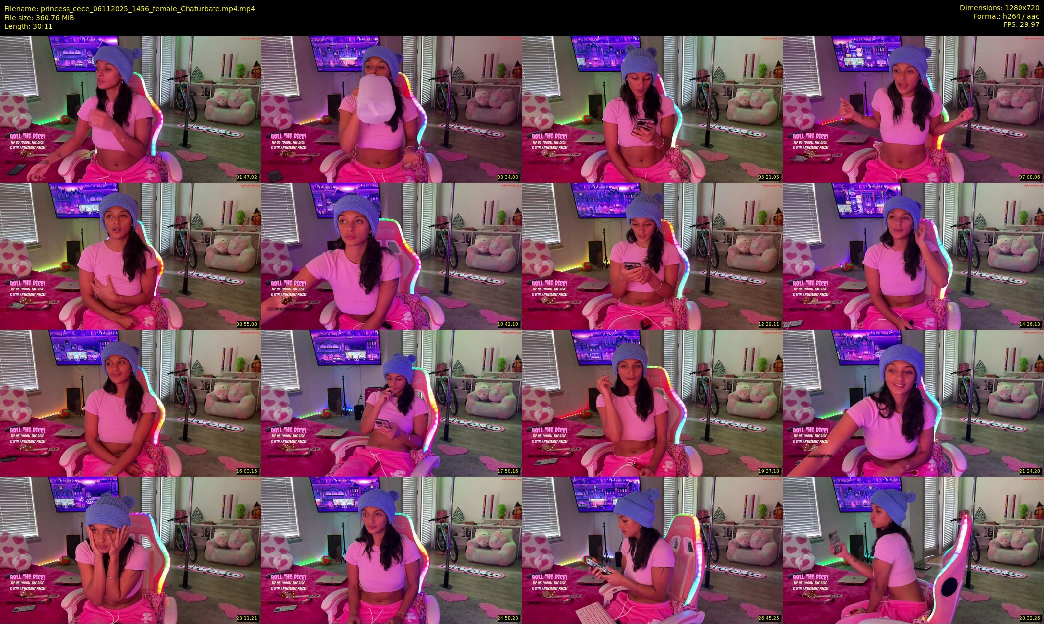 princess_cece — 31 minute Chaturbate female cam show recording, 720p, Nov 6, 2025