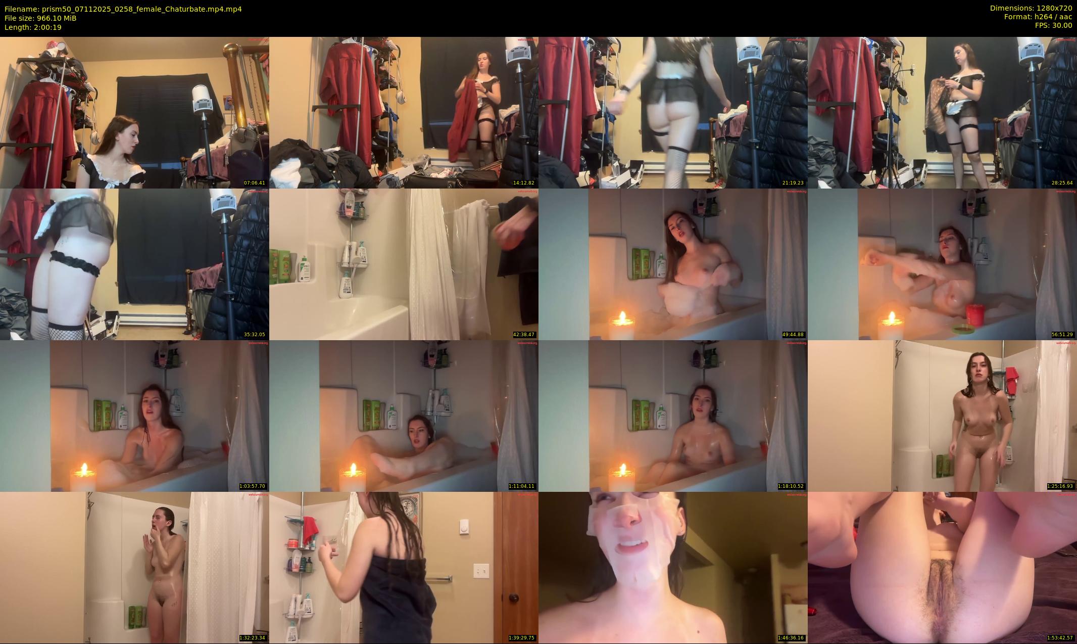 prism50 — 121 minute Chaturbate female cam show recording, 720p, Nov 7, 2025
