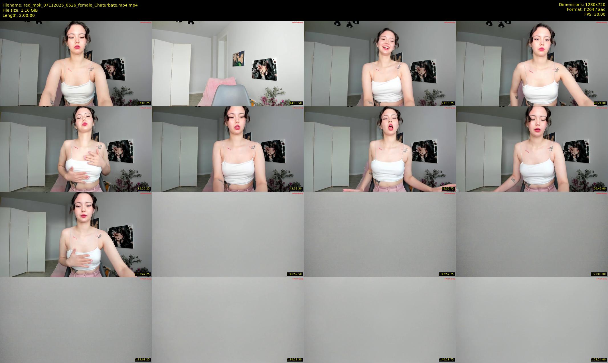 red_mok — 120 minute Chaturbate female cam show recording, 720p, Nov 7, 2025