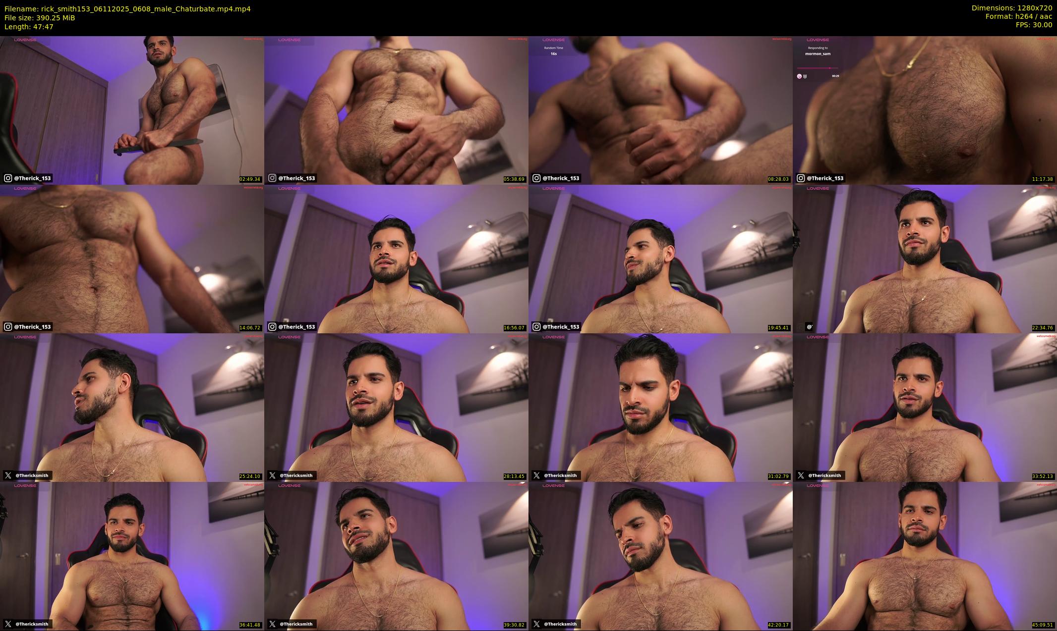 rick_smith153 — 48 minute Chaturbate male cam show recording, 720p, Nov 6, 2025
