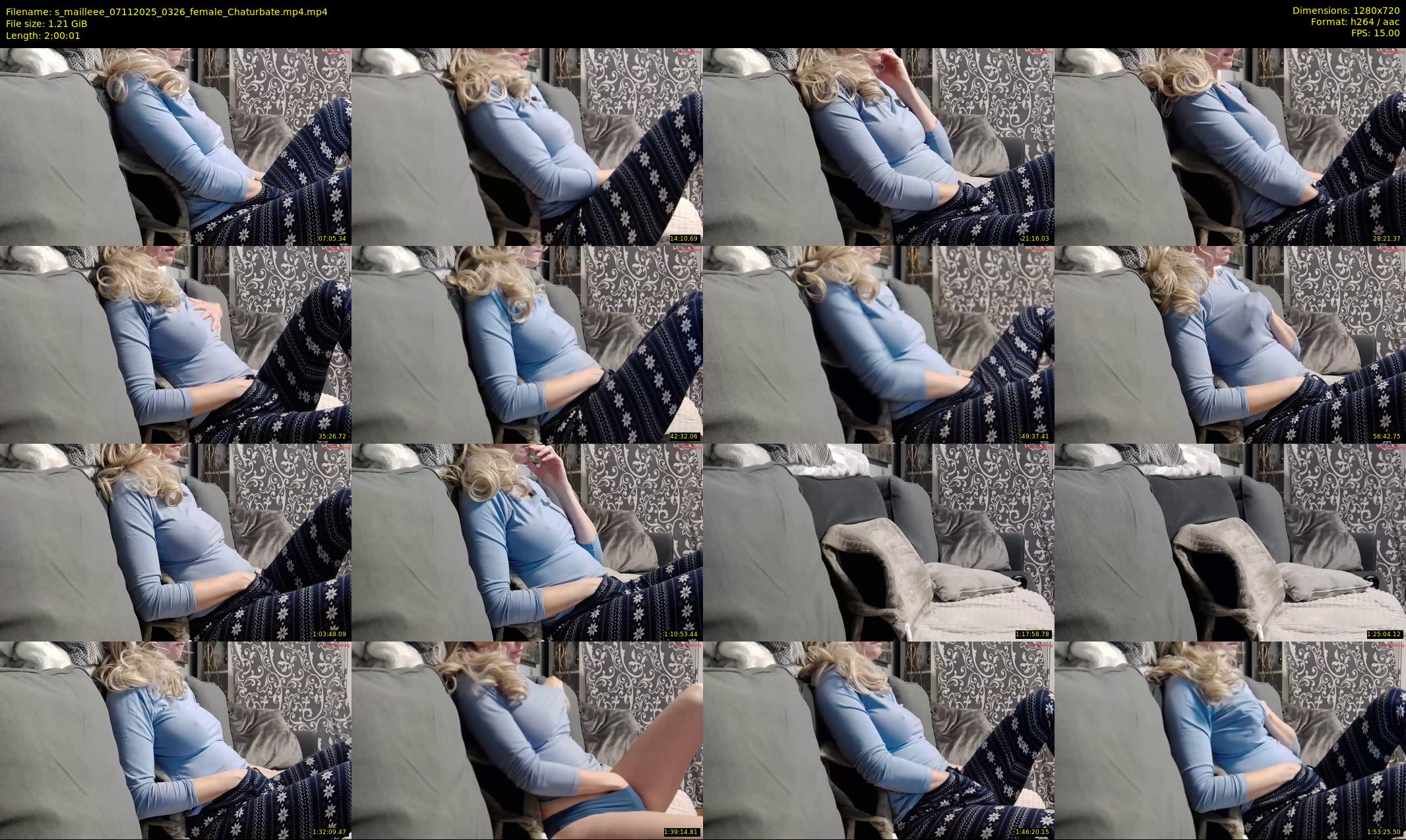 s_mailleee — 121 minute Chaturbate female cam show recording, 720p, Nov 7, 2025