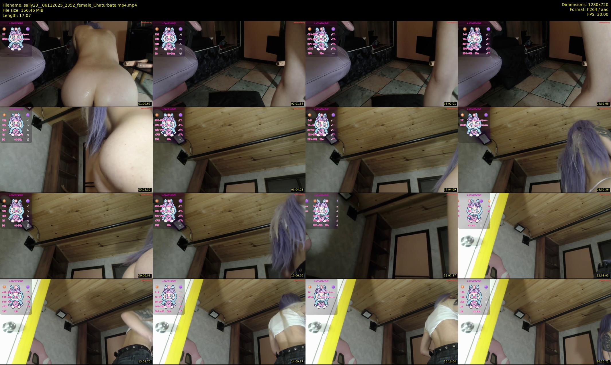 sally23_ — 18 minute Chaturbate female cam show recording, 720p, Nov 6, 2025