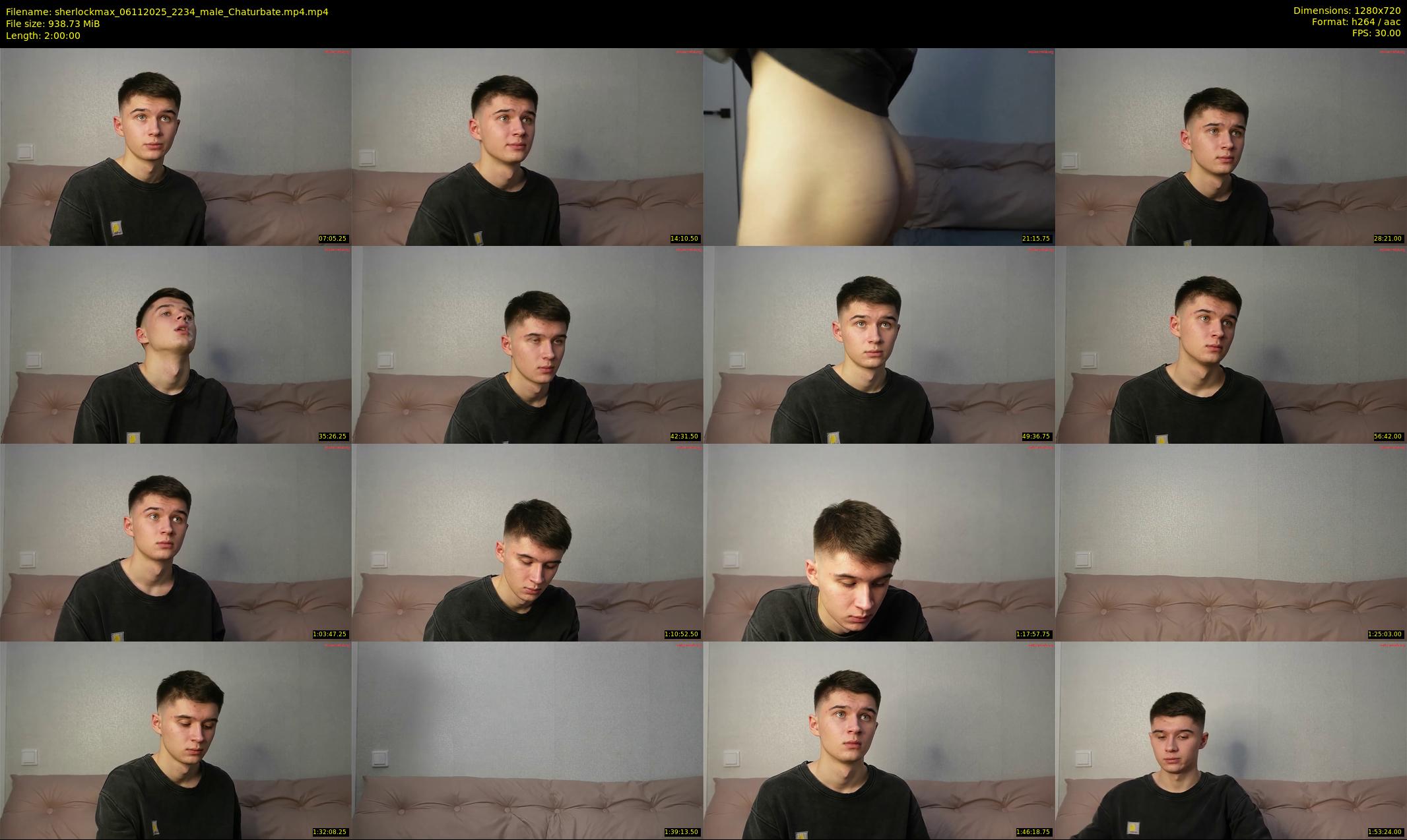 sherlockmax — 120 minute Chaturbate male cam show recording, 720p, Nov 6, 2025