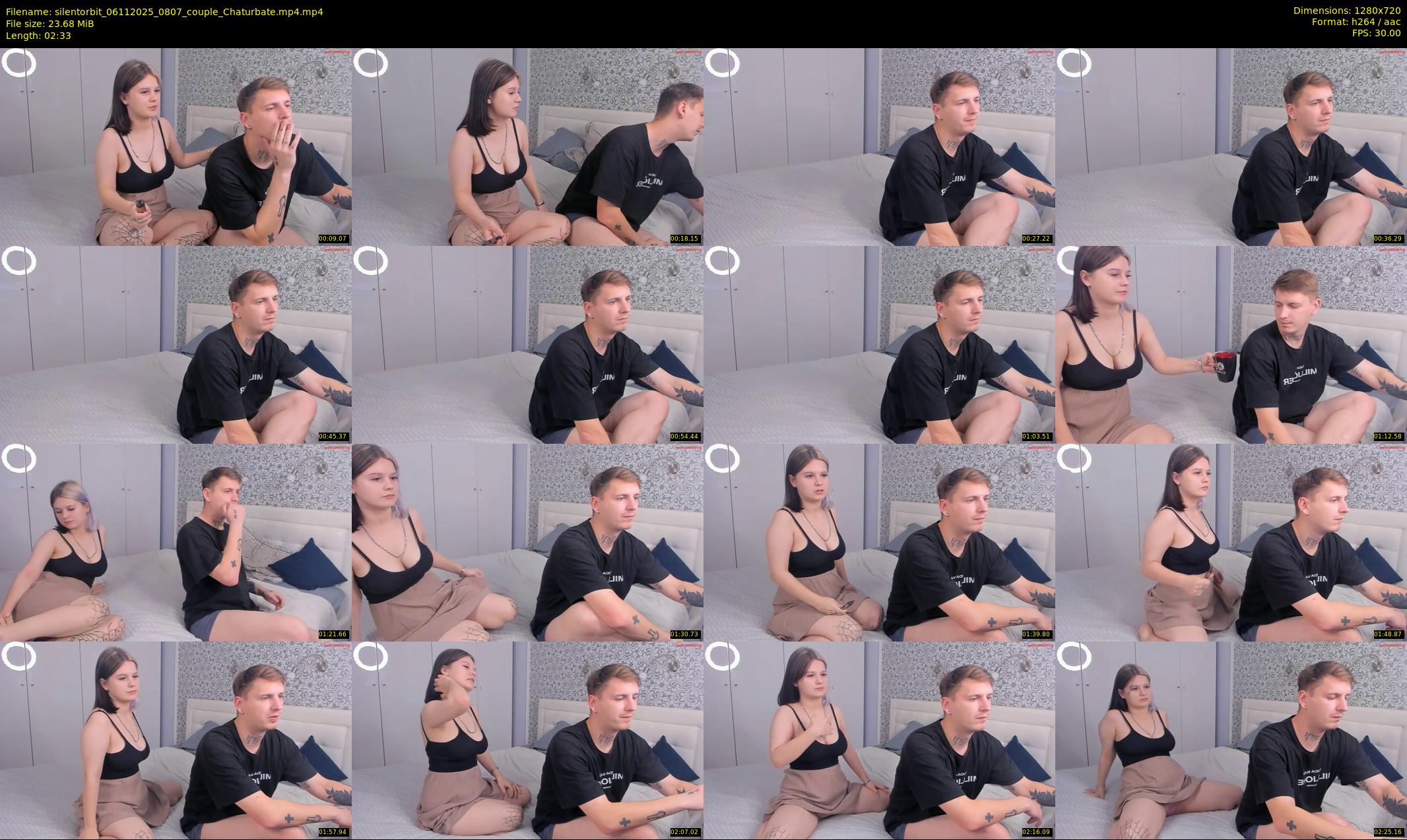 silentorbit — 3 minute Chaturbate couple cam show recording, 720p, Nov 6, 2025