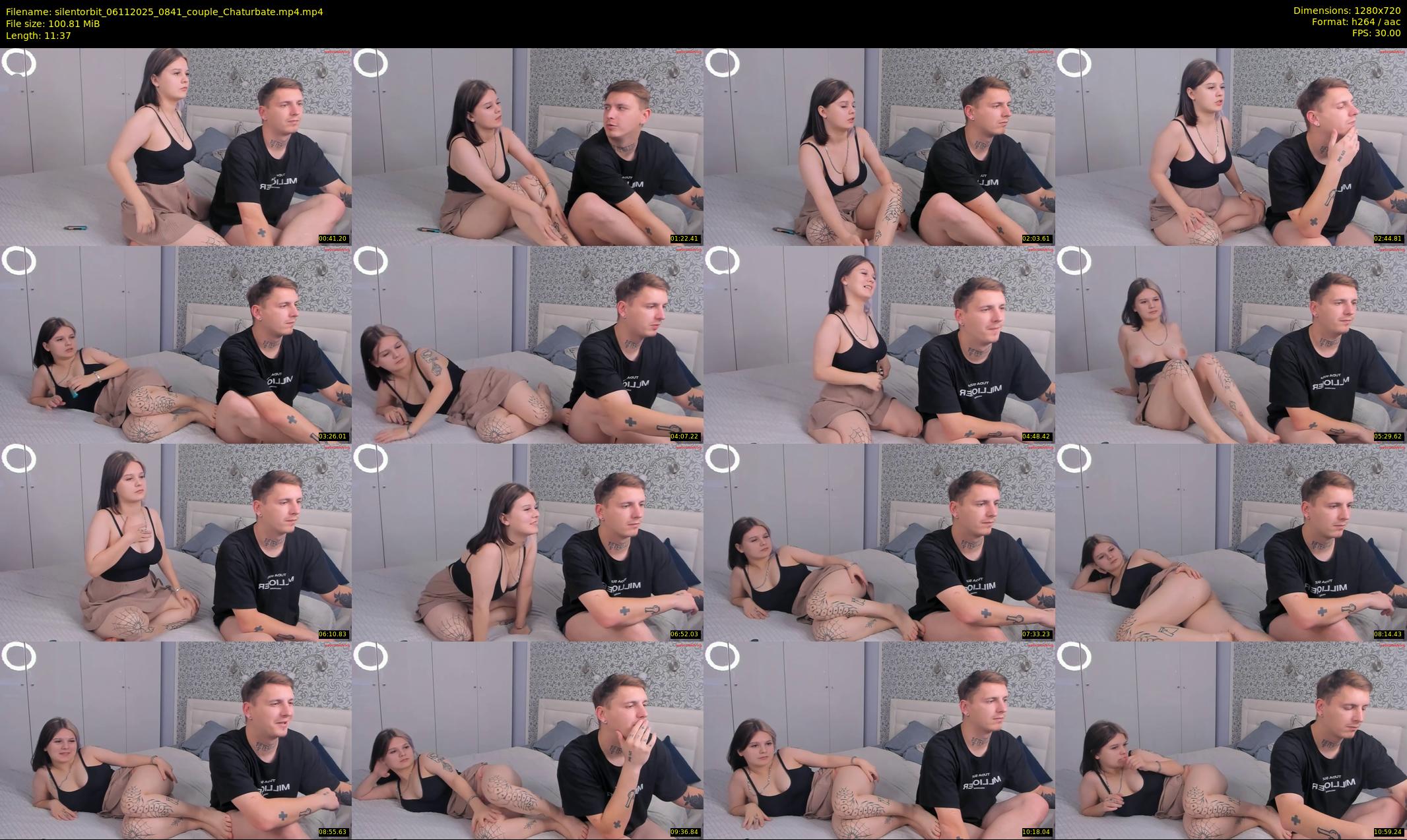 silentorbit — 12 minute Chaturbate couple cam show recording, 720p, Nov 6, 2025