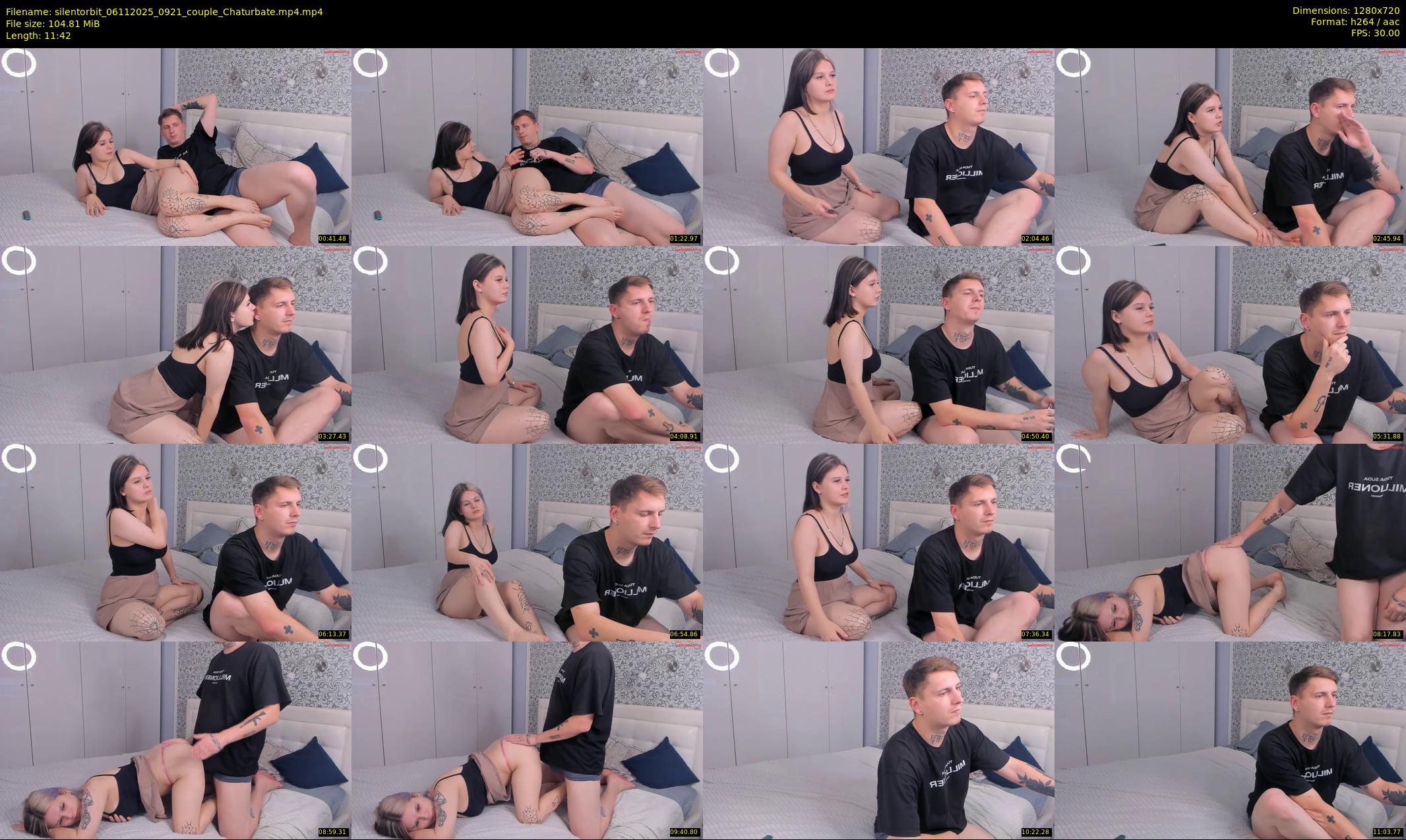 silentorbit — 12 minute Chaturbate couple cam show recording, 720p, Nov 6, 2025