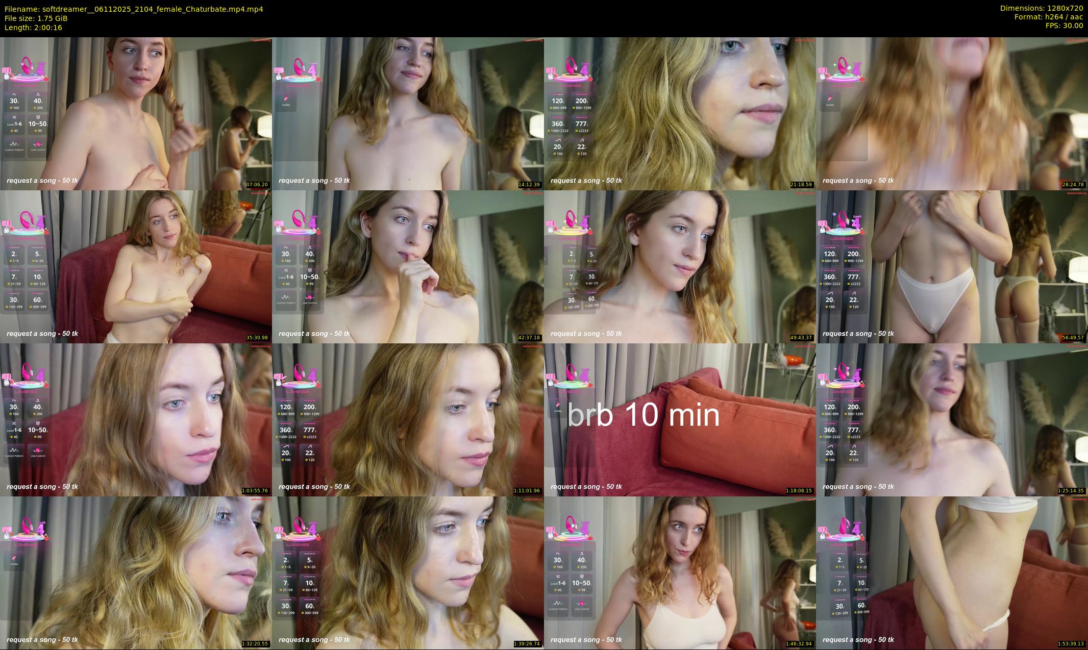 softdreamer_ — 121 minute Chaturbate female cam show recording, 720p, Nov 6, 2025