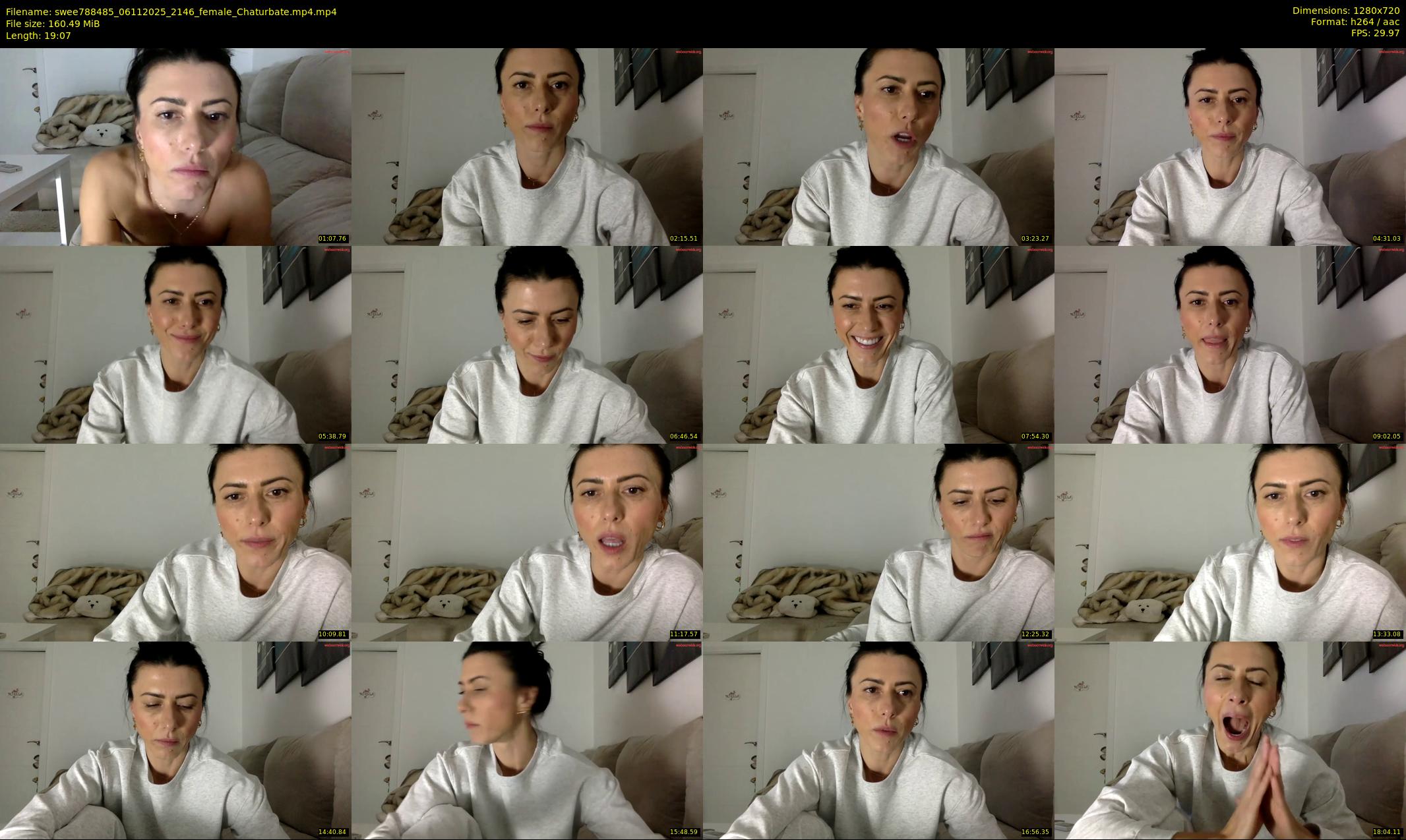 swee788485 — 20 minute Chaturbate female cam show recording, 720p, Nov 6, 2025