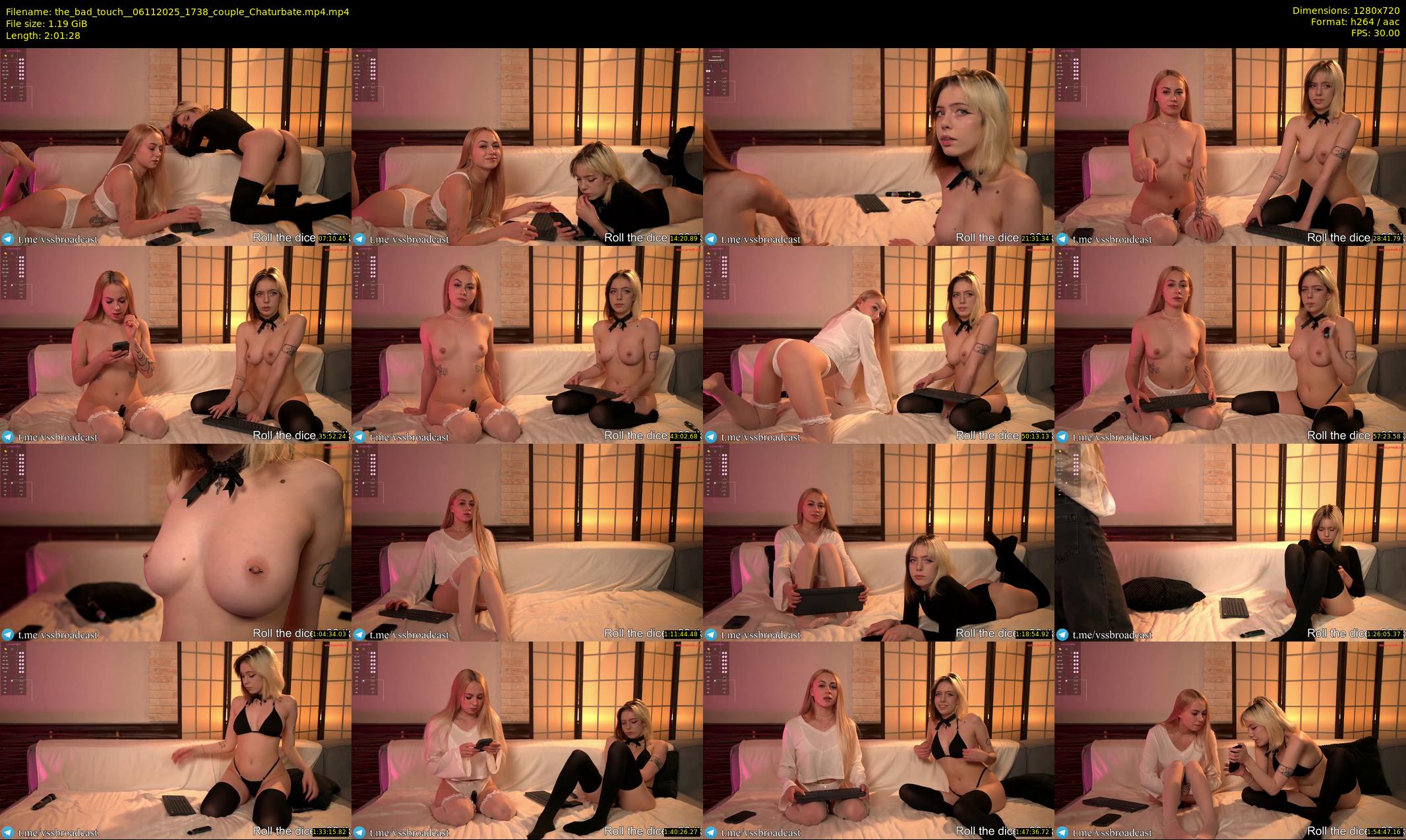 the_bad_touch_ — 122 minute Chaturbate couple cam show recording, 720p, Nov 6, 2025