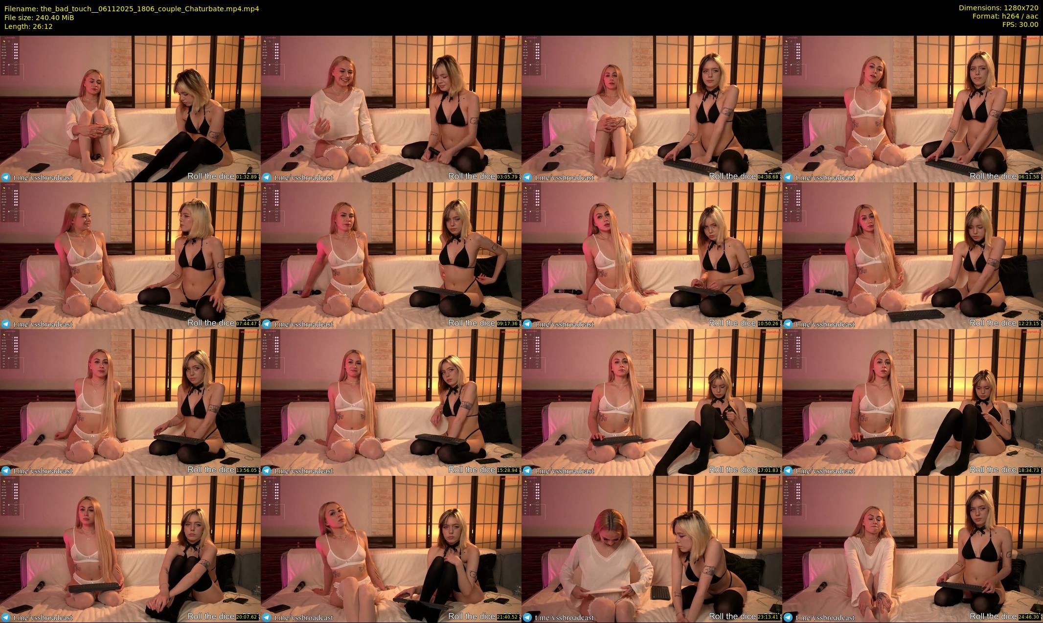 the_bad_touch_ — 27 minute Chaturbate couple cam show recording, 720p, Nov 6, 2025