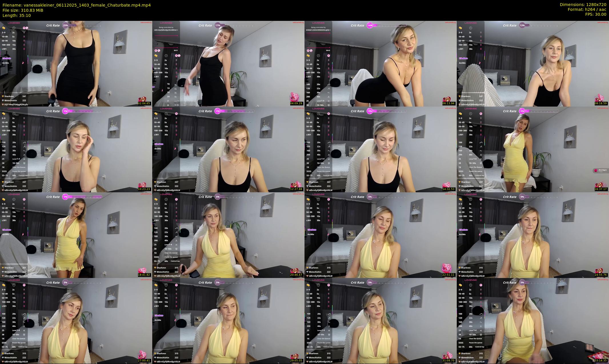 vanessakleiner — 36 minute Chaturbate female cam show recording, 720p, Nov 6, 2025