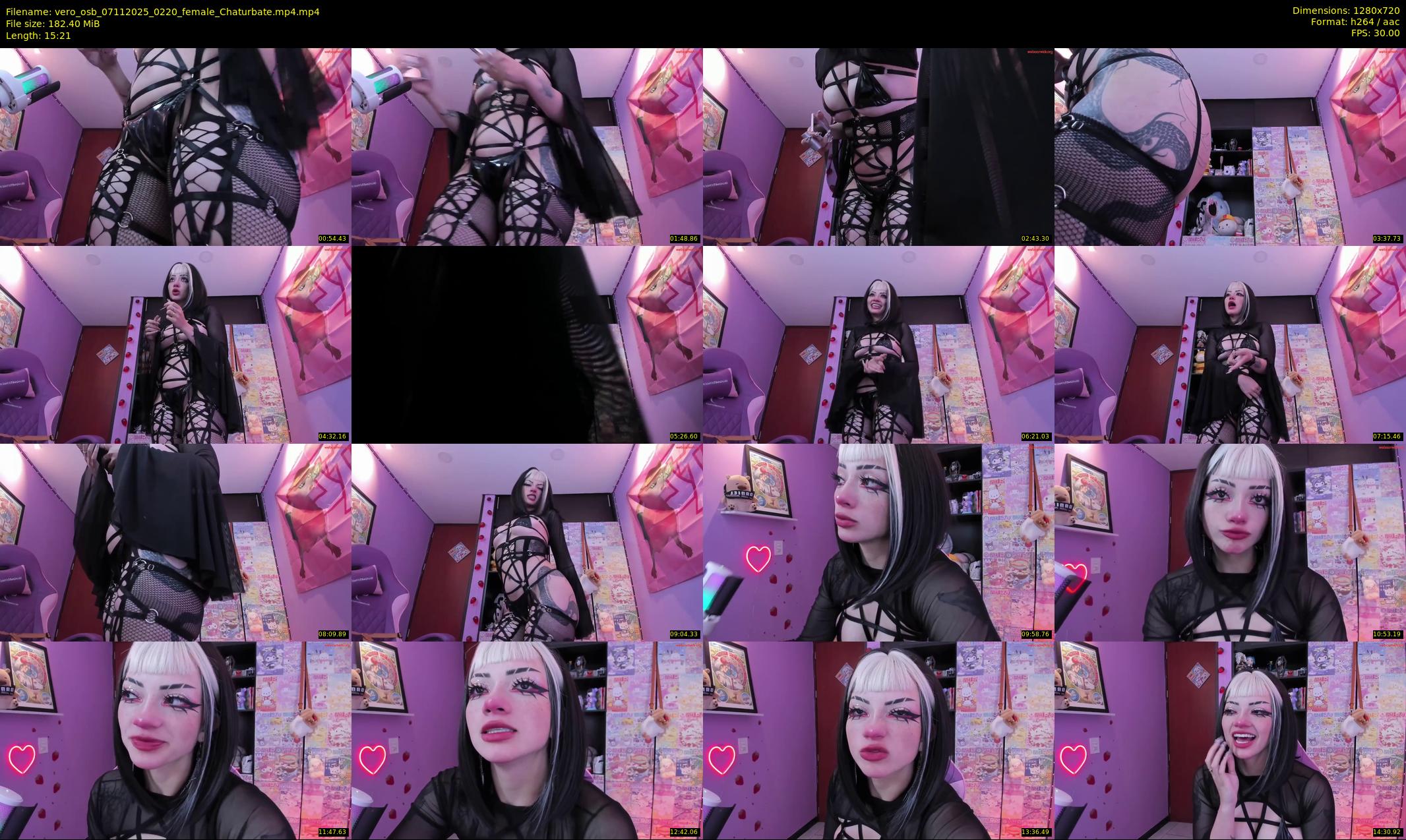 vero_osb — 16 minute Chaturbate female cam show recording, 720p, Nov 7, 2025