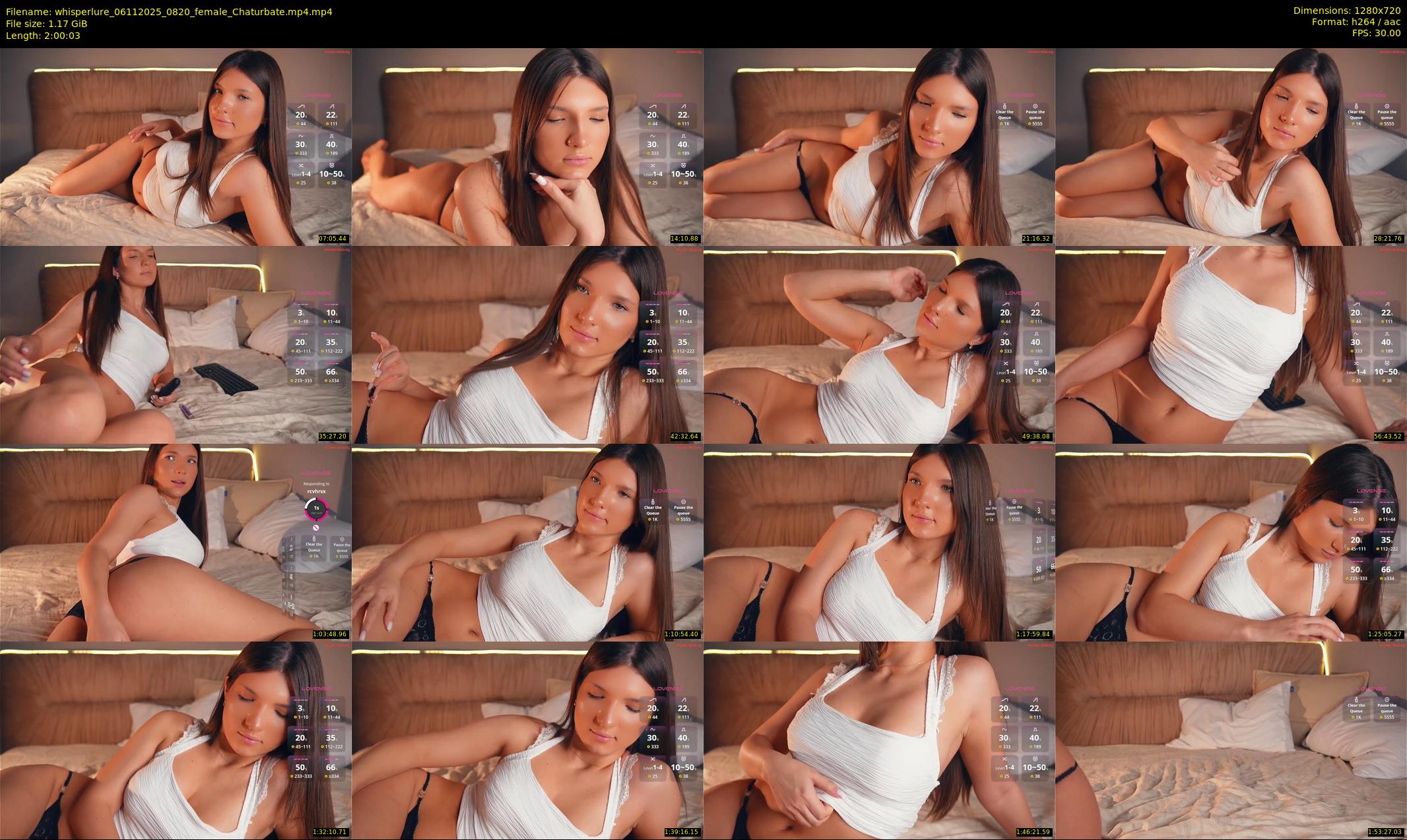 whisperlure — 121 minute Chaturbate female cam show recording, 720p, Nov 6, 2025
