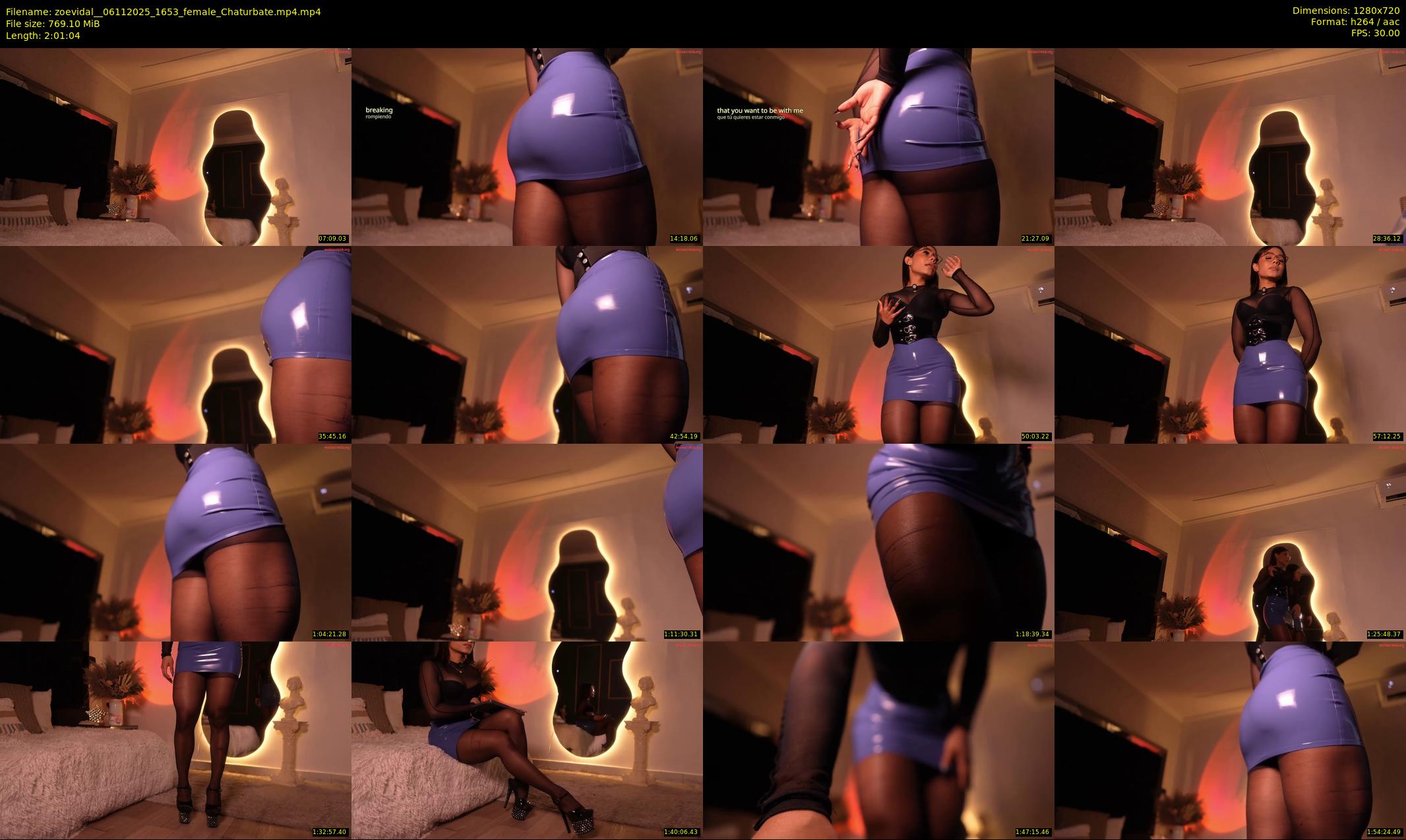zoevidal_ — 122 minute Chaturbate female cam show recording, 720p, Nov 6, 2025