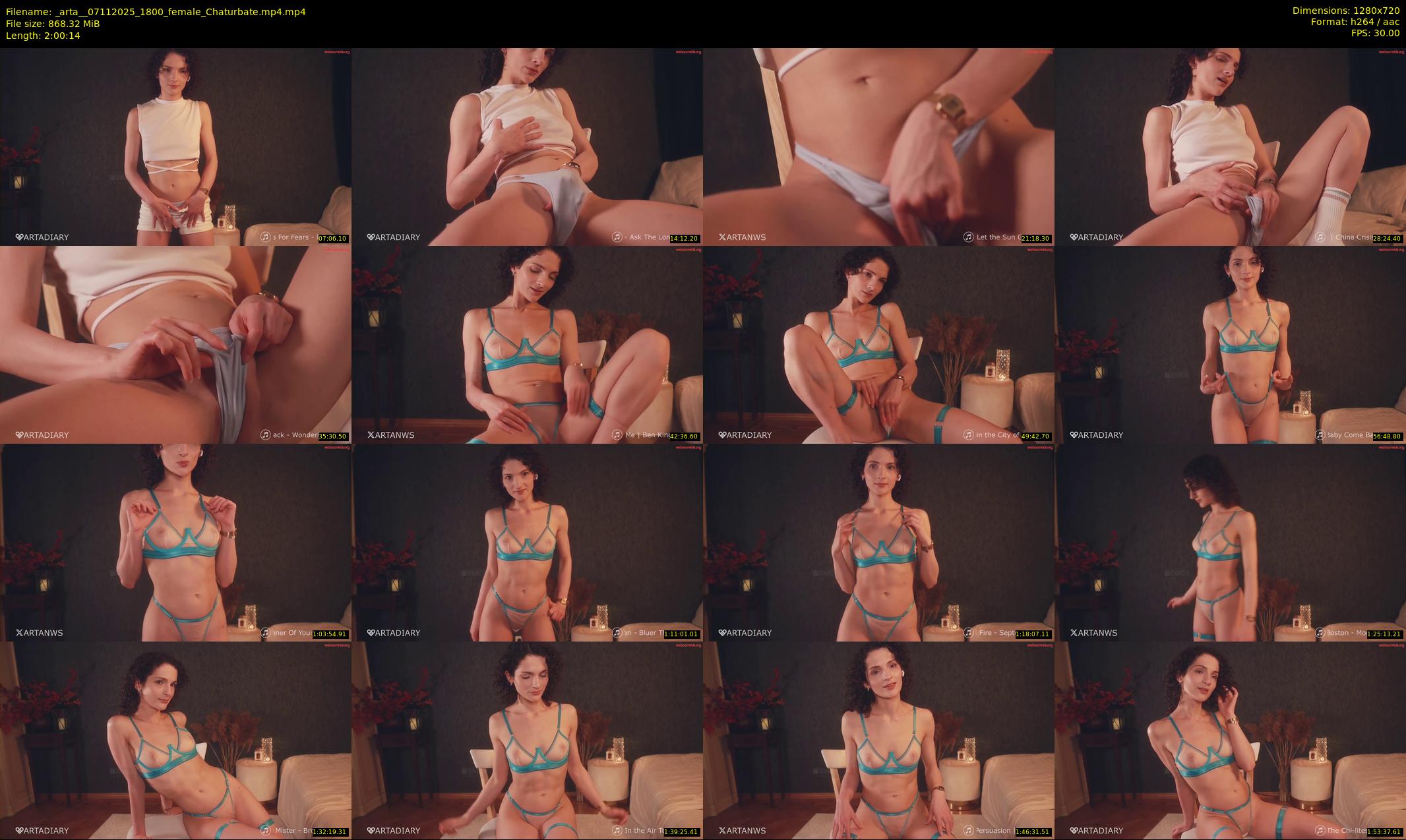 _arta_ — 121 minute Chaturbate female cam show recording, 720p, Nov 7, 2025