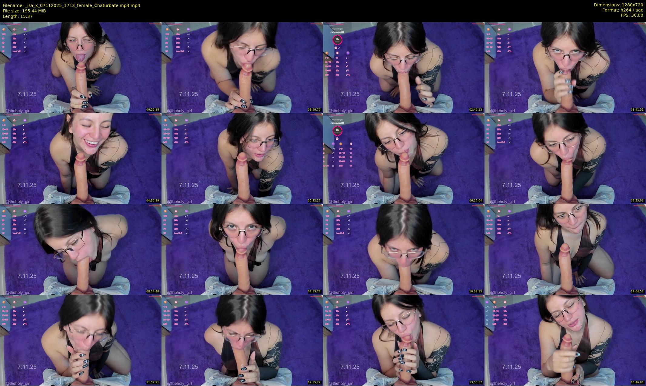 _isa_x — 16 minute Chaturbate female cam show recording, 720p, Nov 7, 2025
