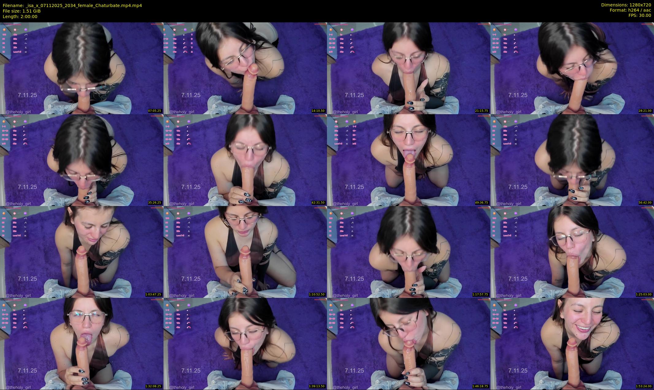 _isa_x — 120 minute Chaturbate female cam show recording, 720p, Nov 7, 2025
