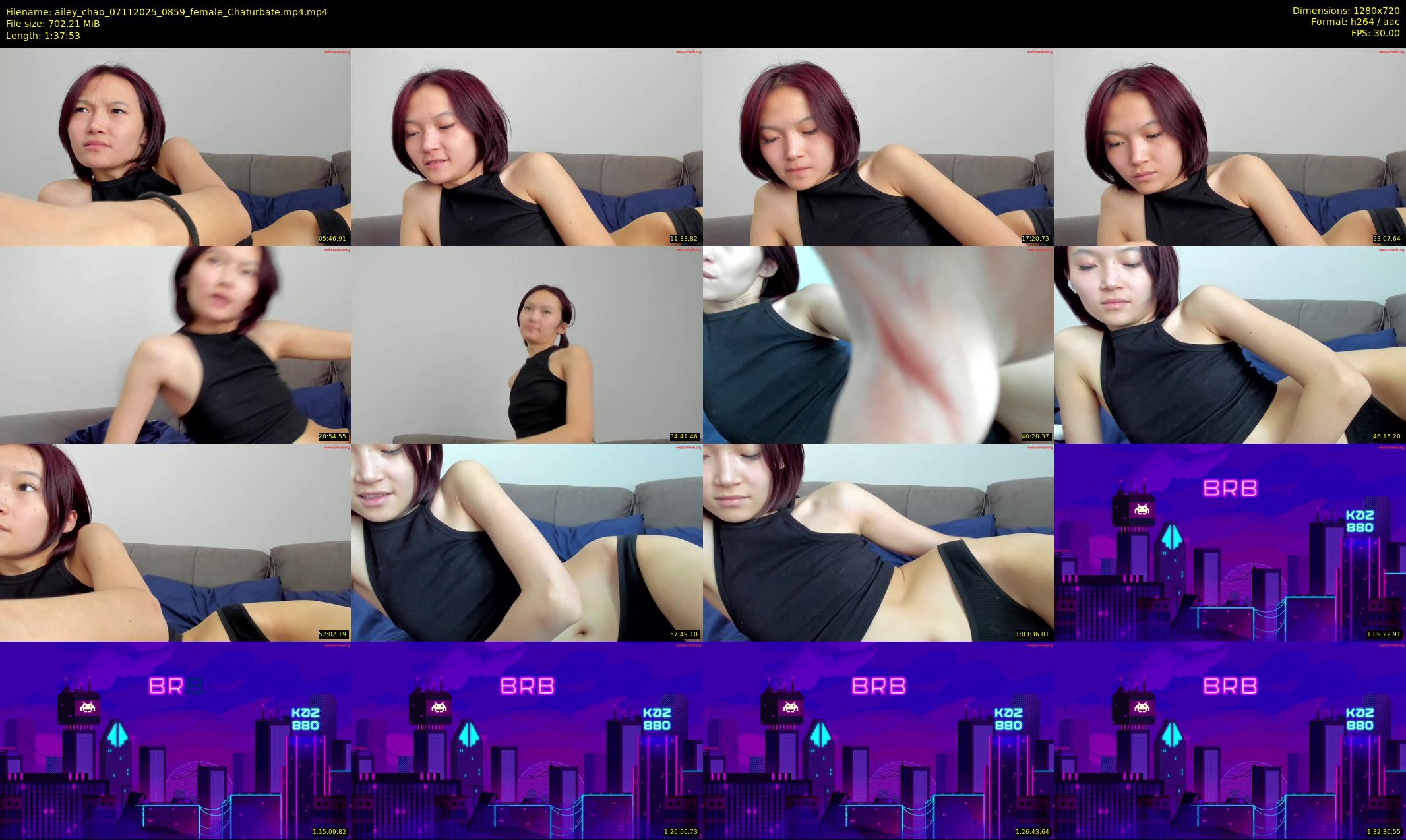ailey_chao — 98 minute Chaturbate female cam show recording, 720p, Nov 7, 2025