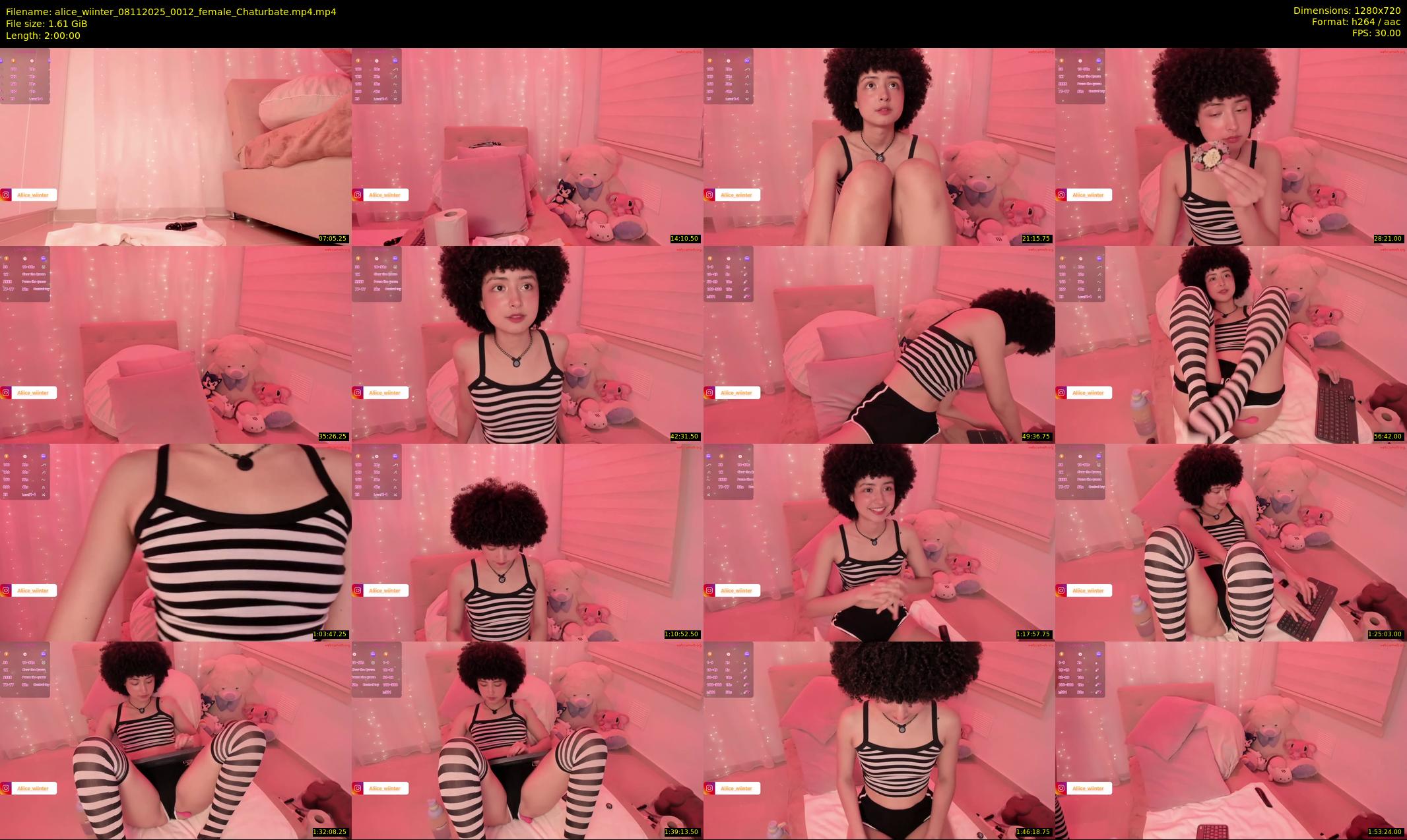 alice_wiinter — 120 minute Chaturbate female cam show recording, 720p, Nov 8, 2025