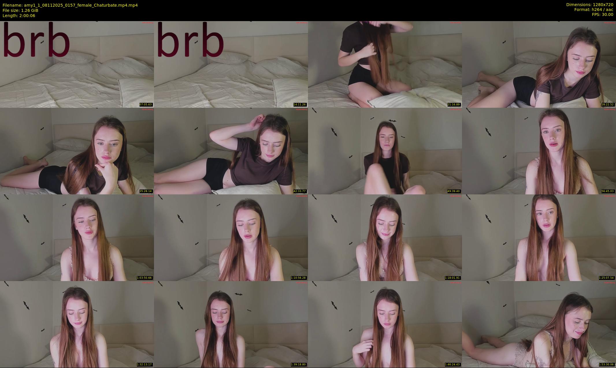 amy1_1 — 121 minute Chaturbate female cam show recording, 720p, Nov 8, 2025