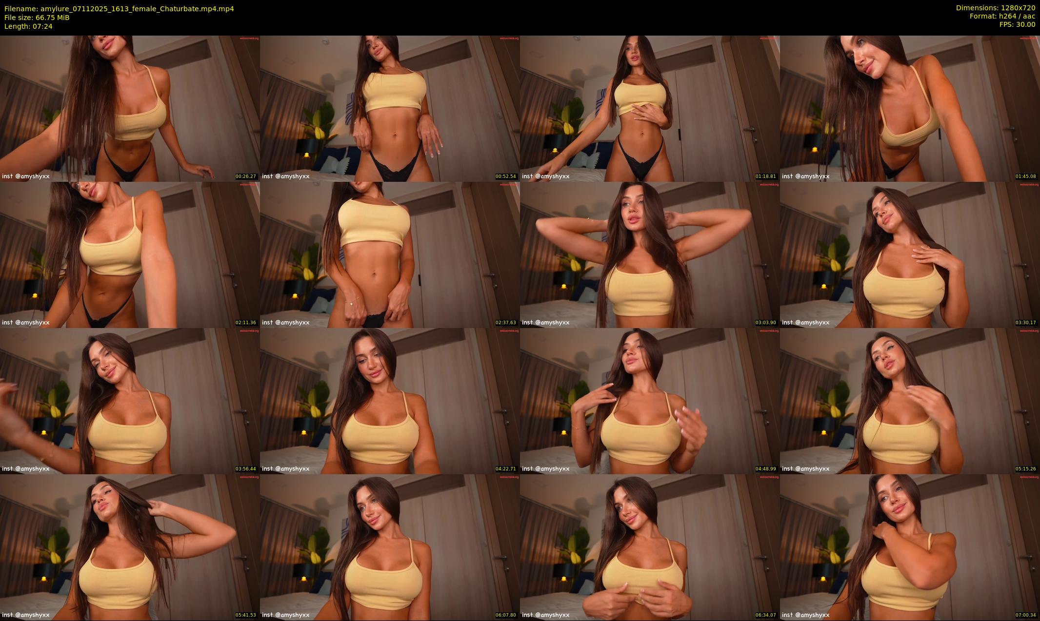 amylure — 8 minute Chaturbate female cam show recording, 720p, Nov 7, 2025