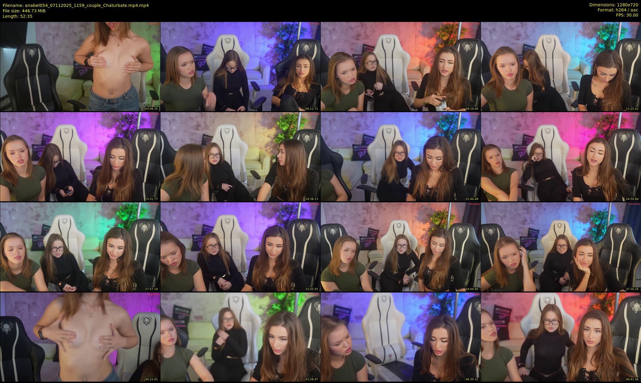 anabel054 — 53 minute Chaturbate female cam show recording, 720p, Nov 7, 2025
