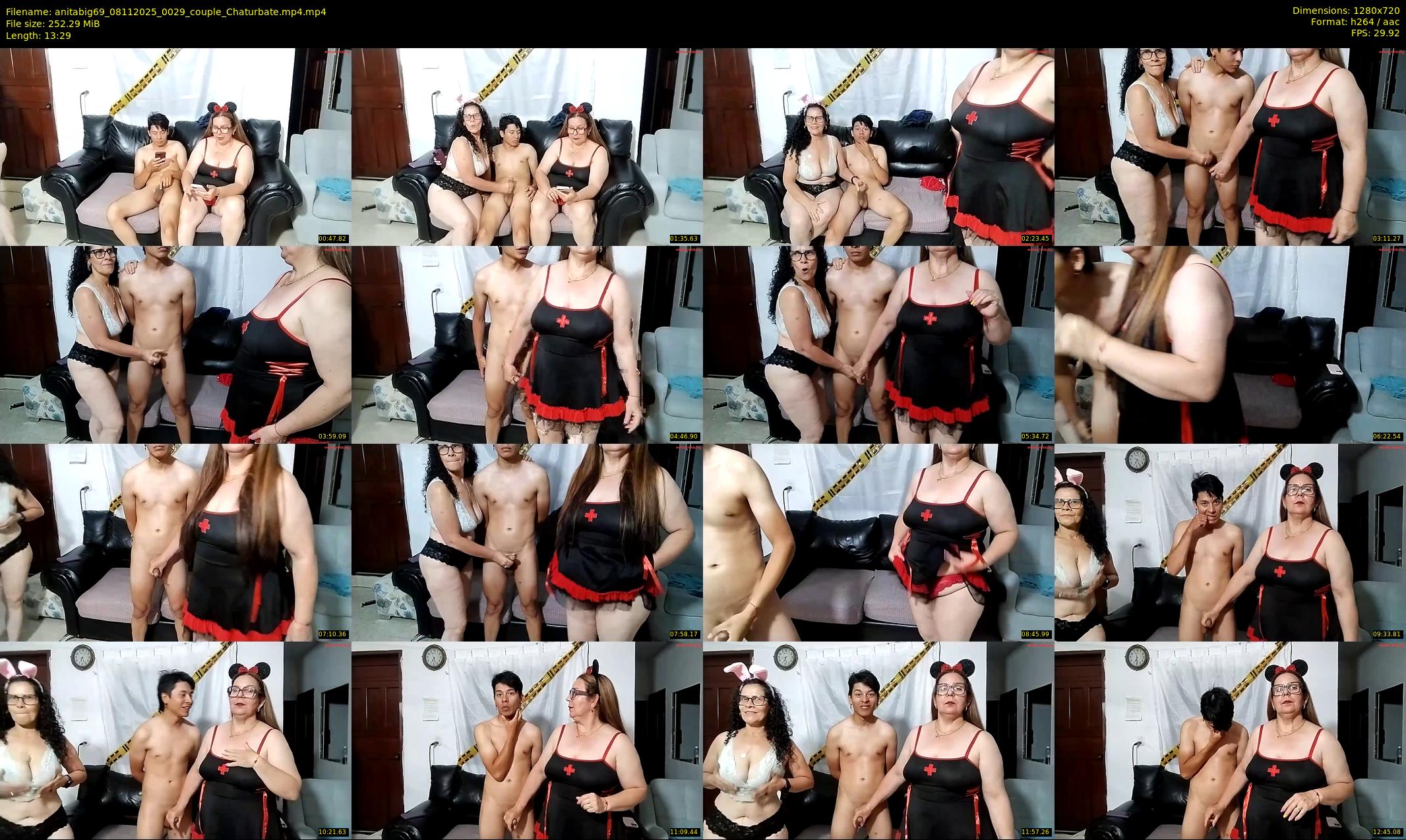 anitabig69 — 14 minute Chaturbate couple cam show recording, 720p, Nov 8, 2025