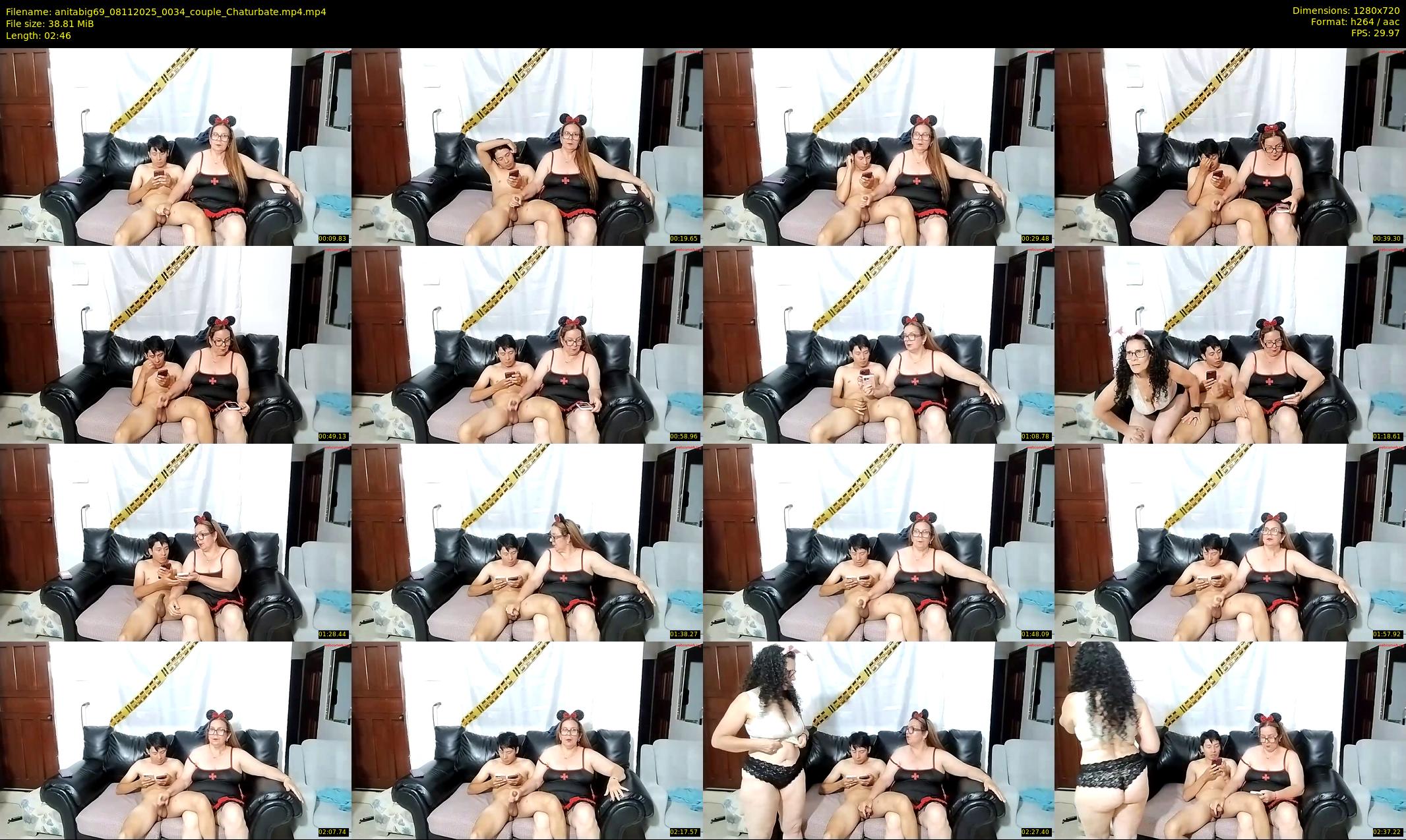 anitabig69 — 3 minute Chaturbate couple cam show recording, 720p, Nov 8, 2025