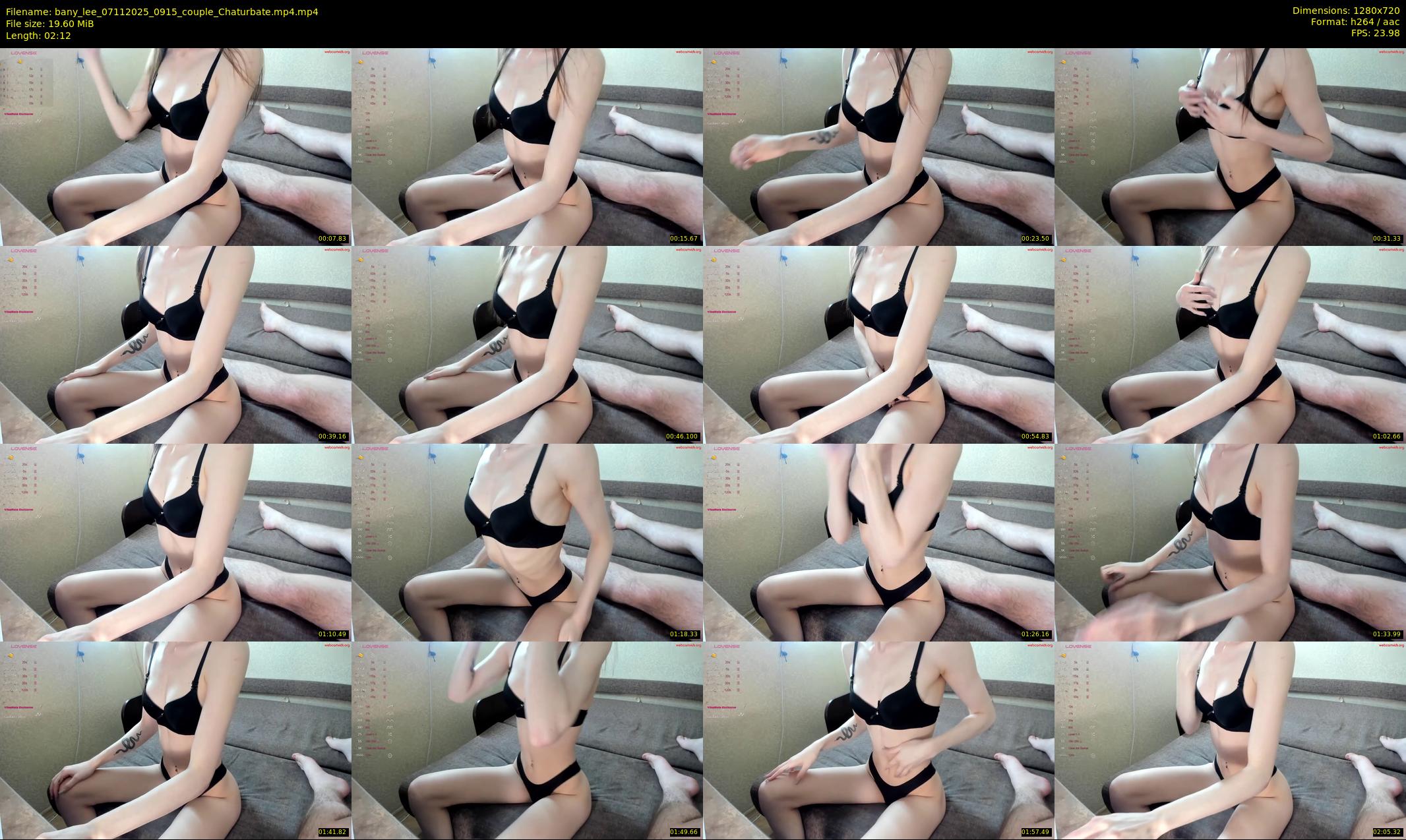 bany_lee — 3 minute Chaturbate couple cam show recording, 720p, Nov 7, 2025