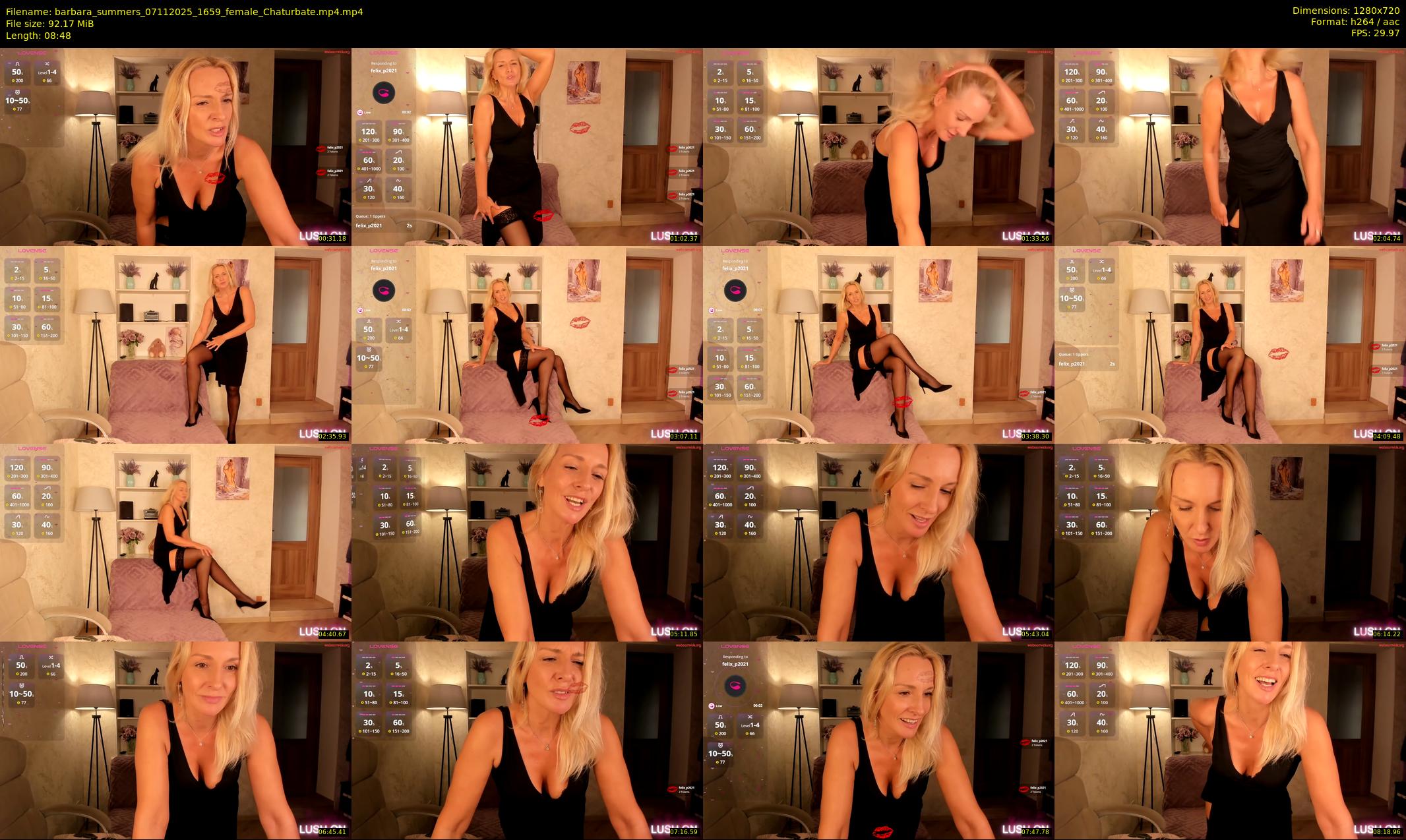 barbara_summers — 9 minute Chaturbate female cam show recording, 720p, Nov 7, 2025