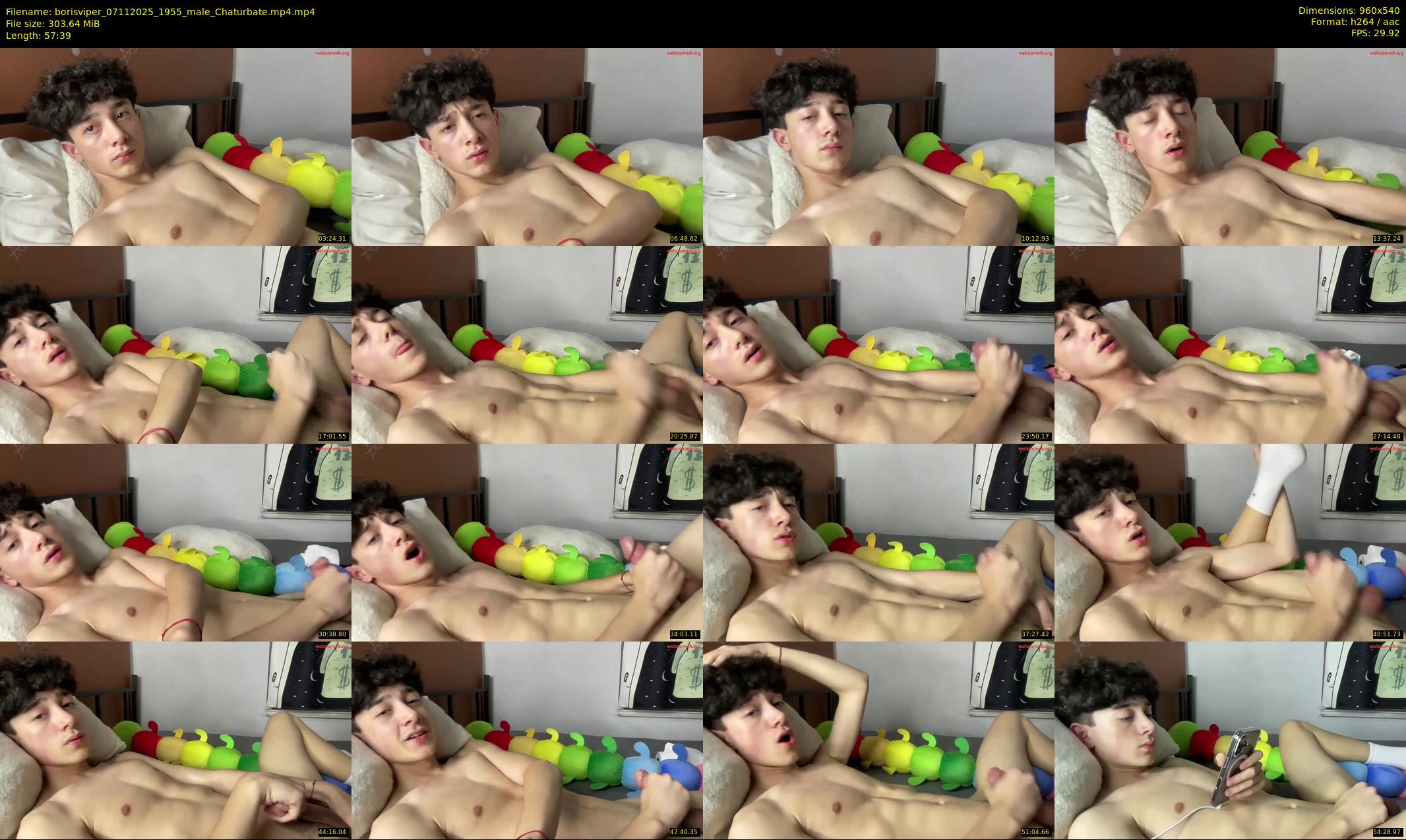 borisviper — 58 minute Chaturbate male cam show recording, 480p, Nov 7, 2025